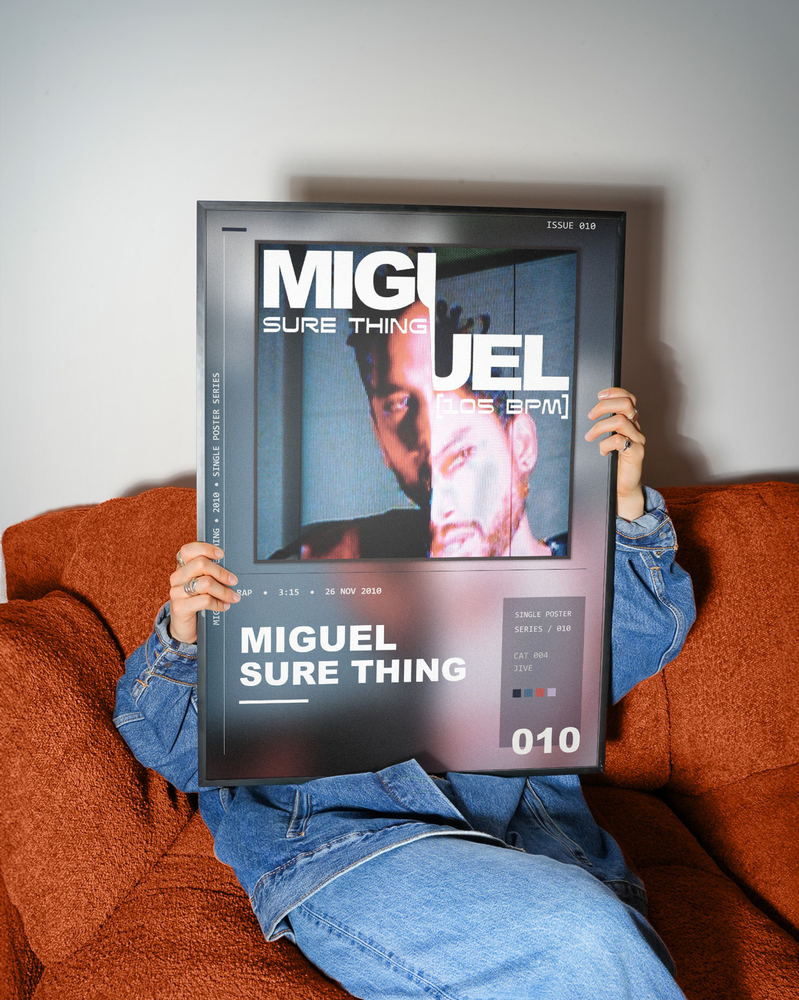 Music poster: Miguel - Sure Thing