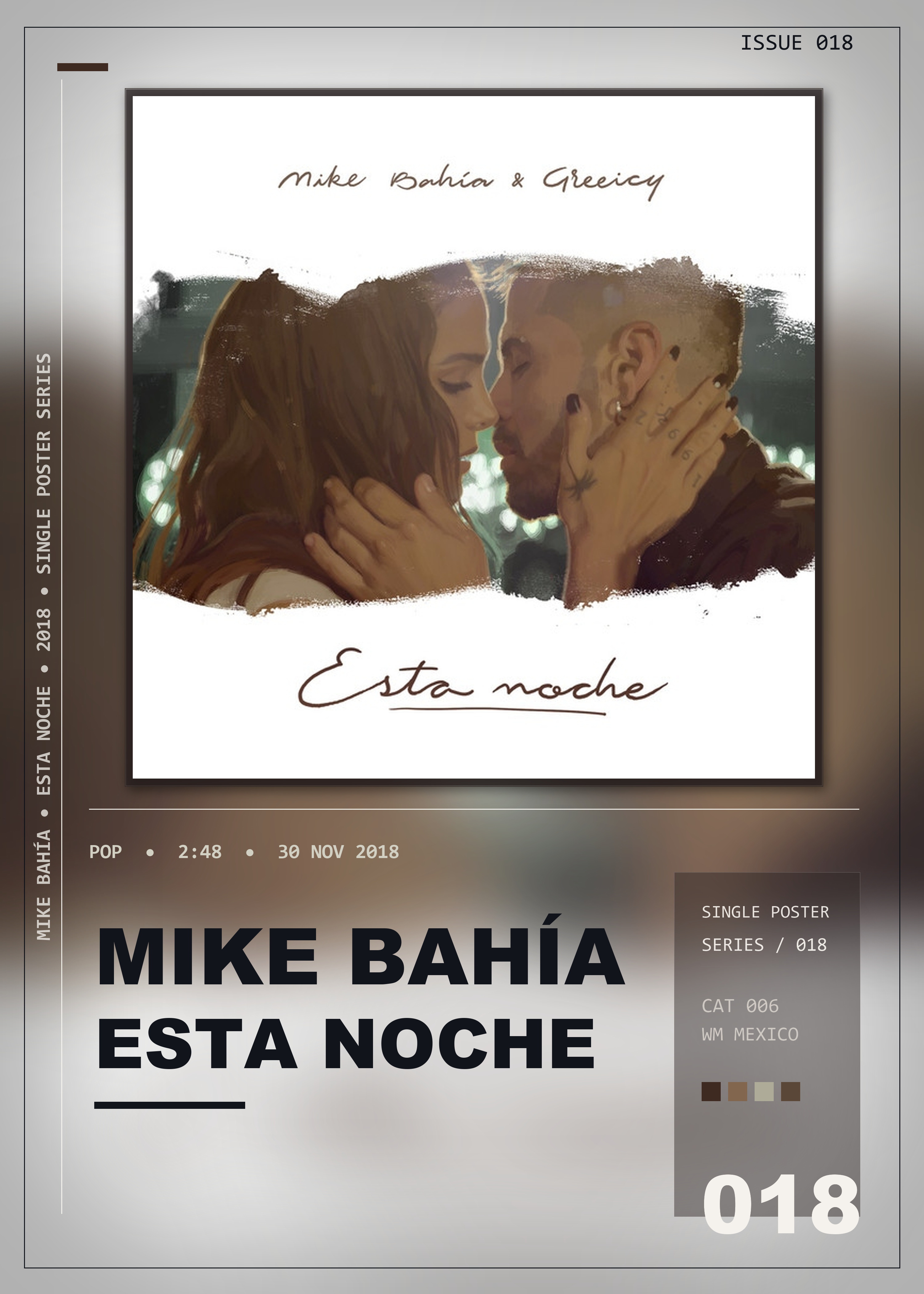 Music poster: Mike Bahía - Esta Noche
