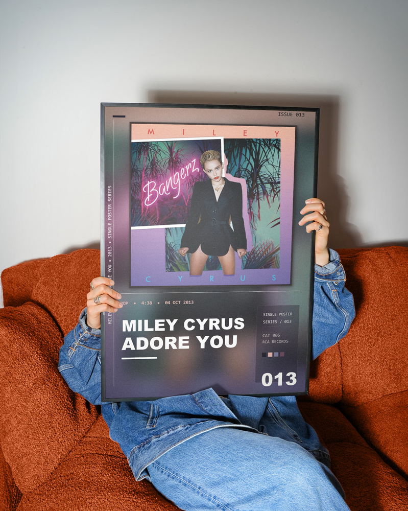 Music poster: Miley Cyrus - Adore You