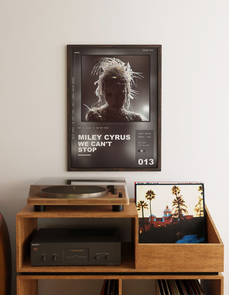 Music poster: Miley Cyrus - We Cant Stop