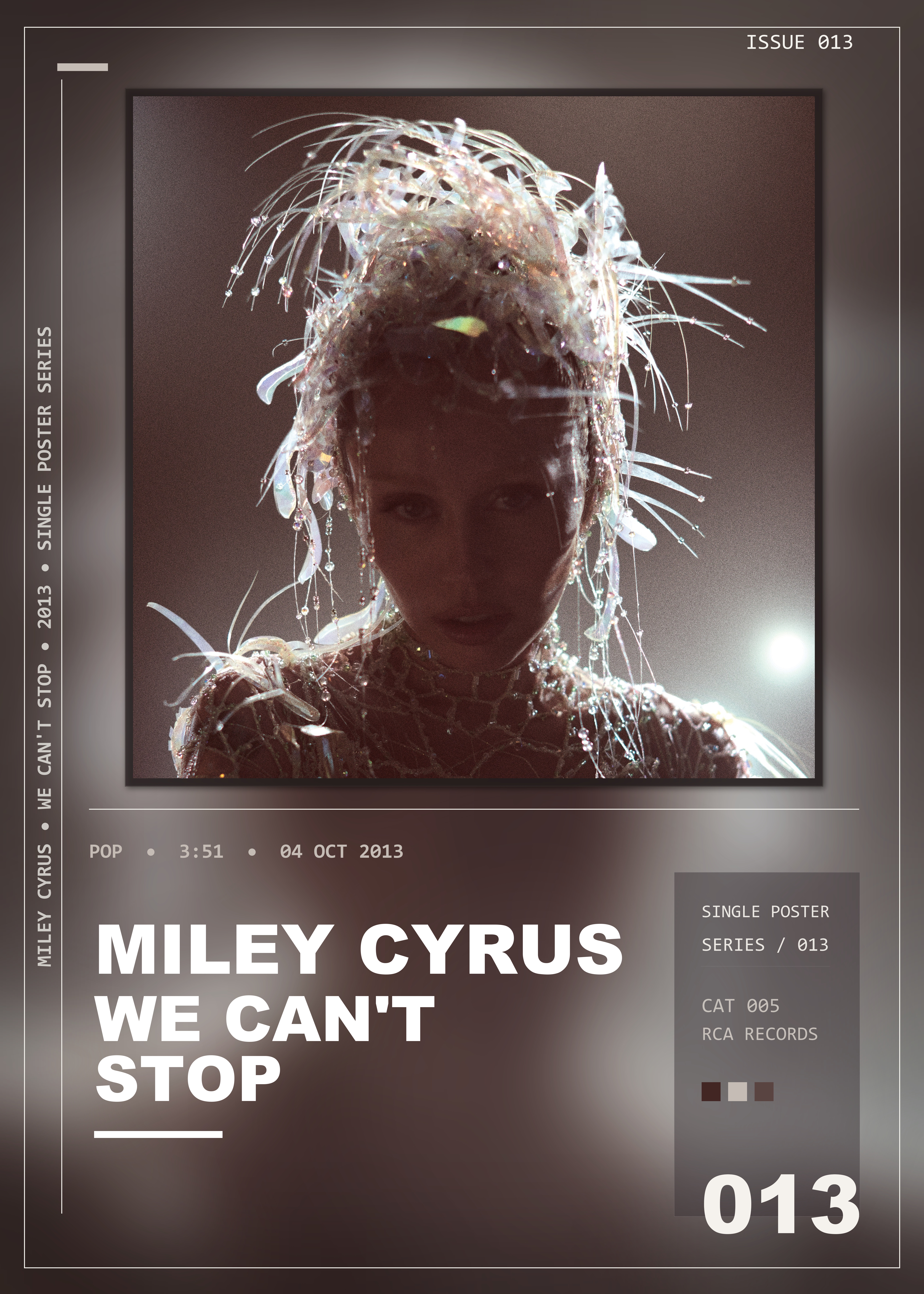 Music poster: Miley Cyrus - We Cant Stop