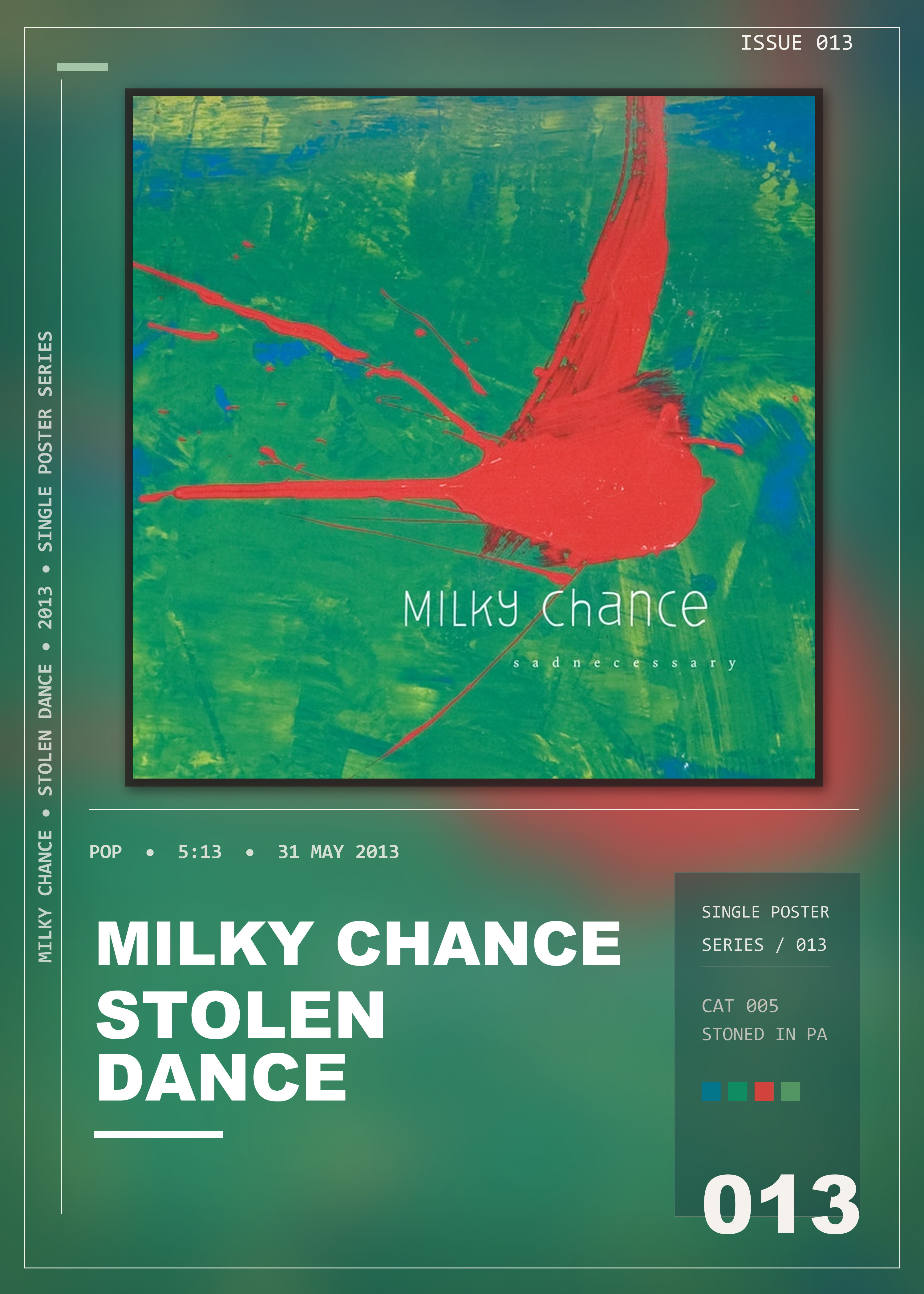 Music poster: Milky Chance - Stolen Dance