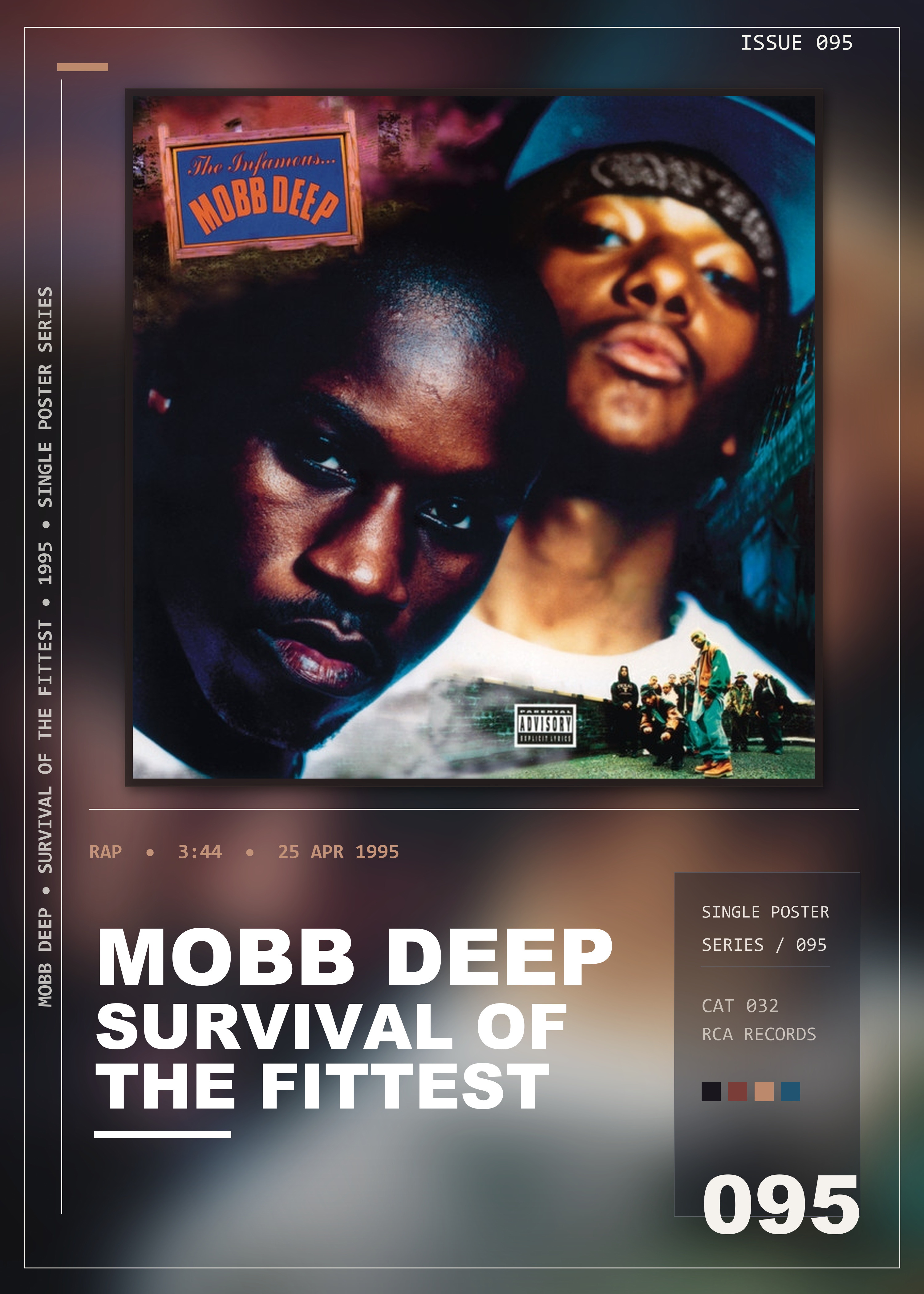 Music poster: Mobb Deep - Survival of the Fittest
