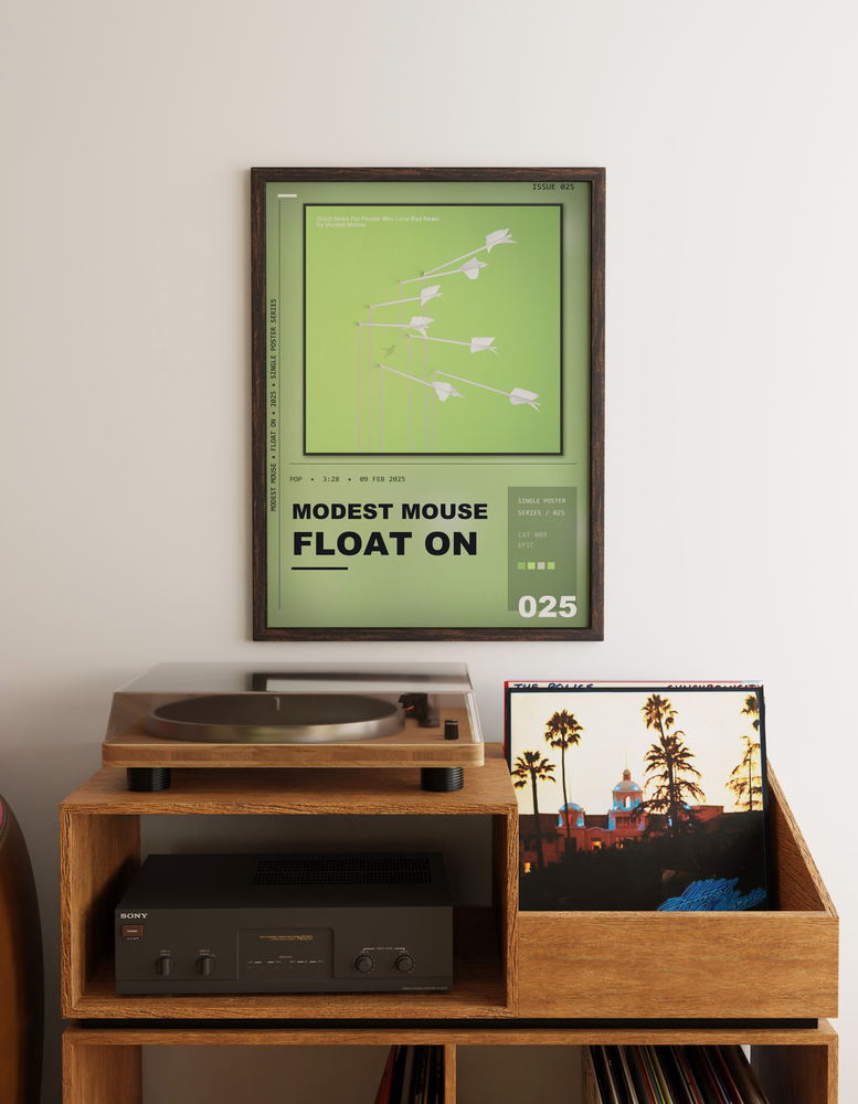 Music poster: Modest Mouse - Float On