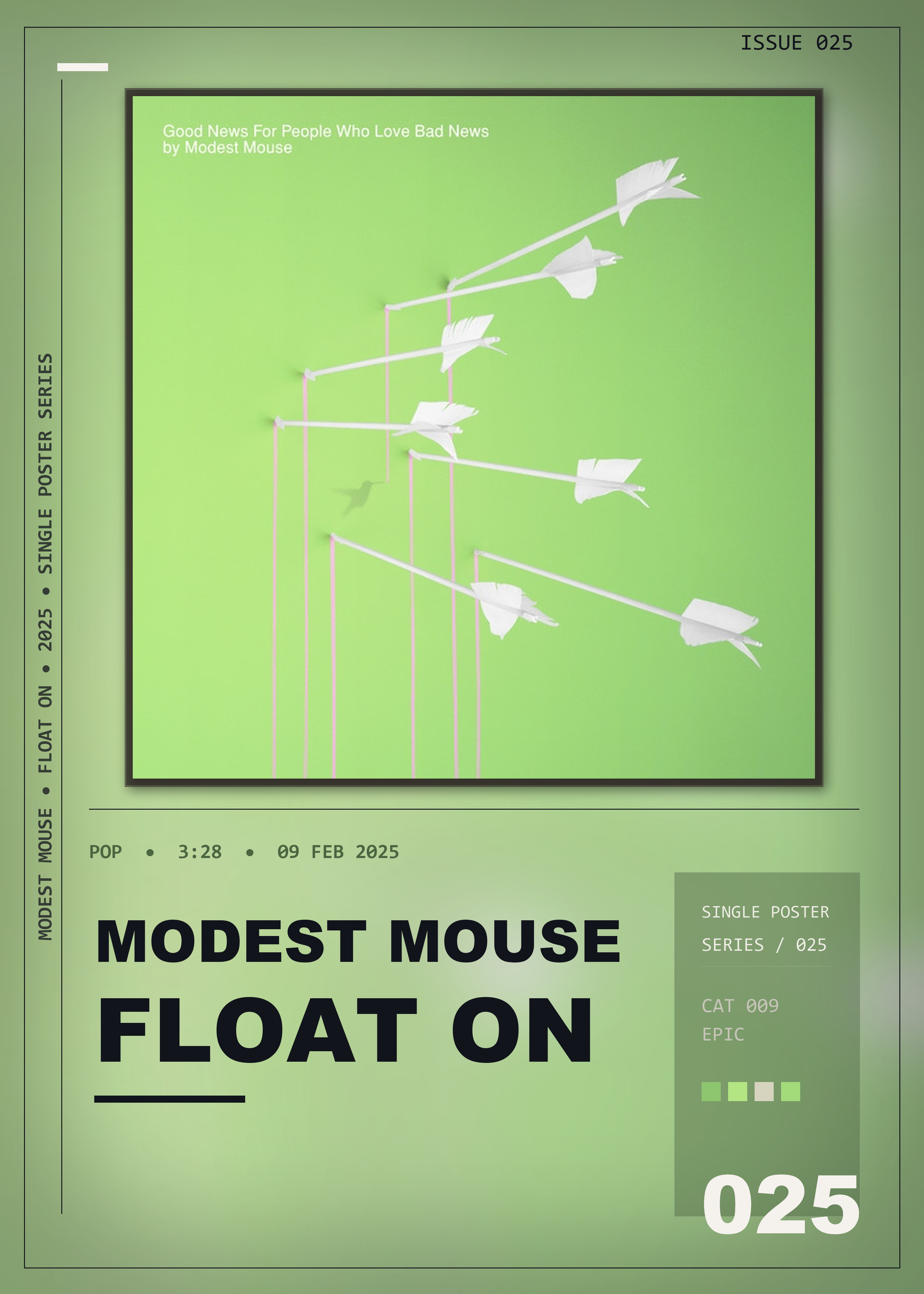 Music poster: Modest Mouse - Float On