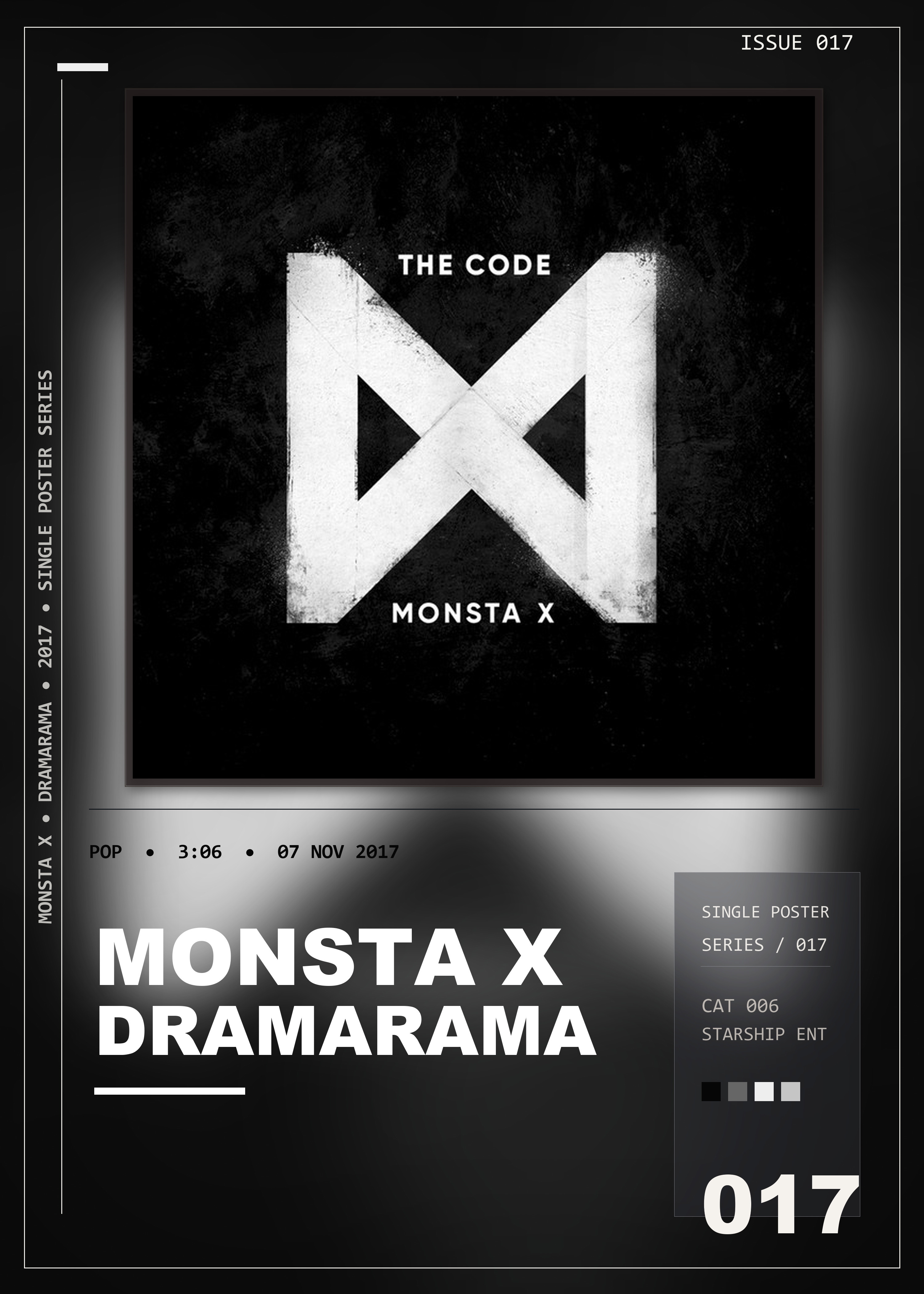 Music poster: Monsta X - DRAMARAMA