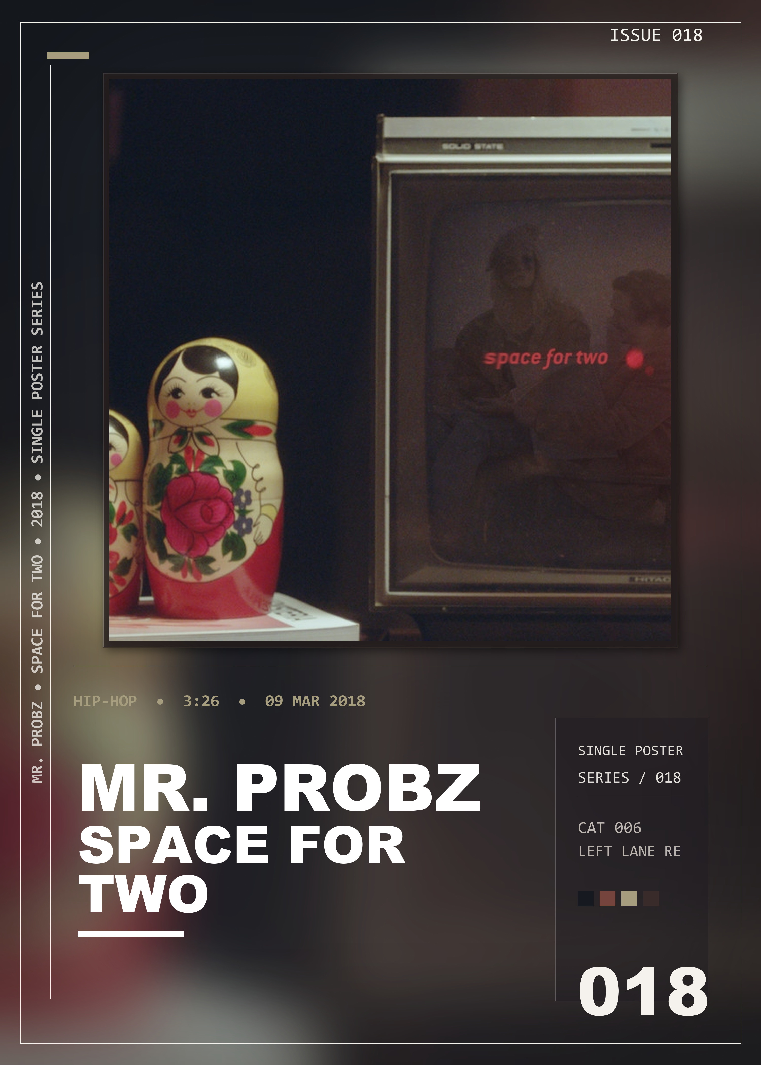 Music poster: Mr Probz - Space for Two