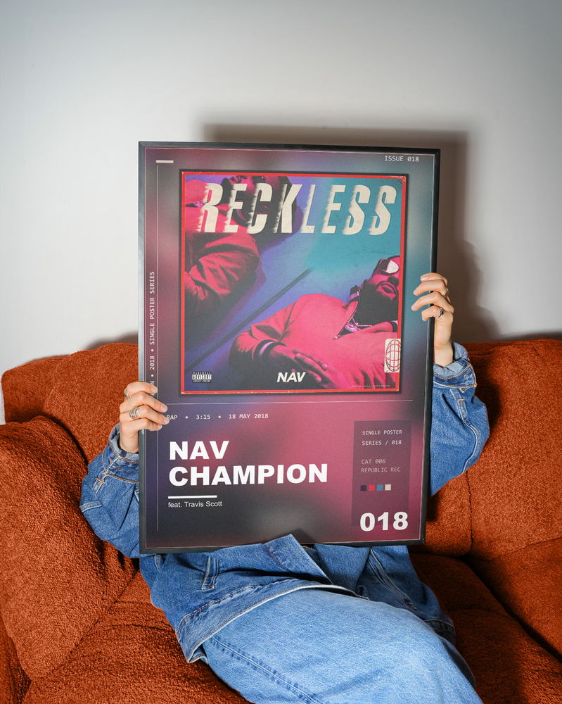 Music poster: NAV - Champion feat Travis Scott