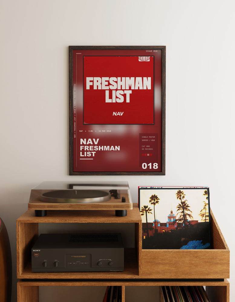 Music poster: NAV - Freshman List