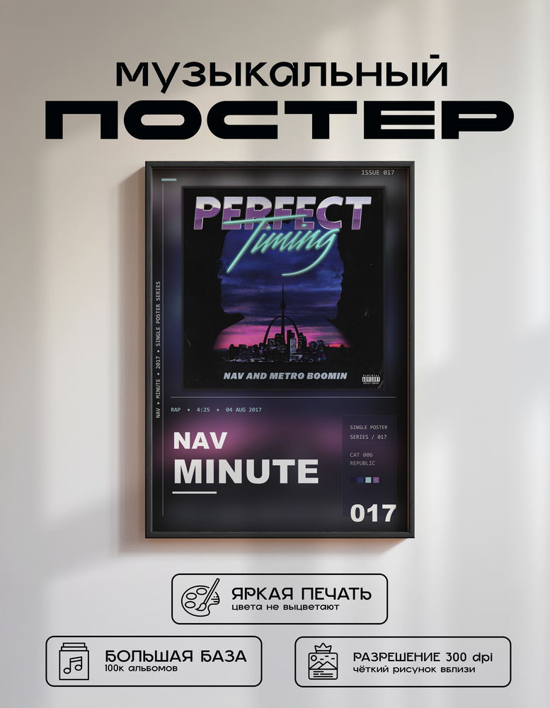 Music poster: NAV - Minute
