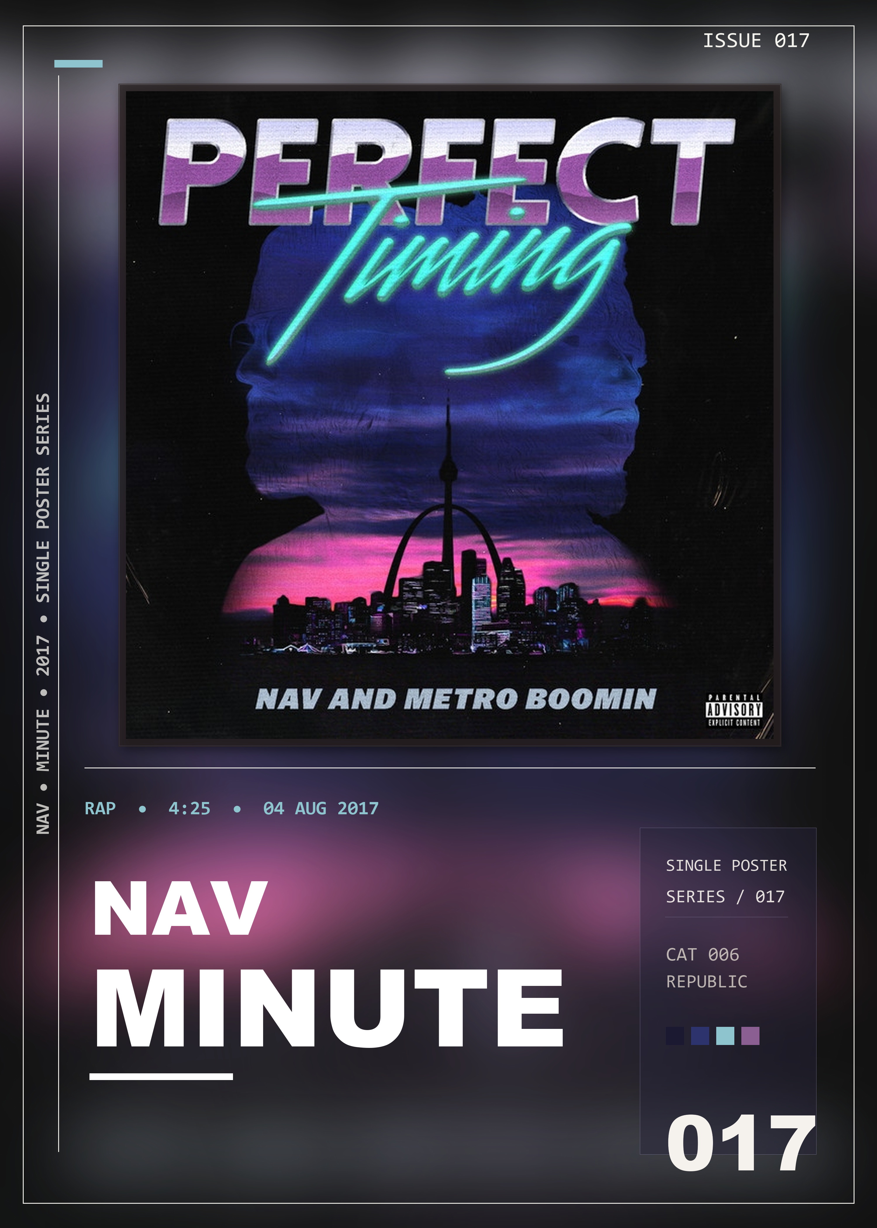 Music poster: NAV - Minute