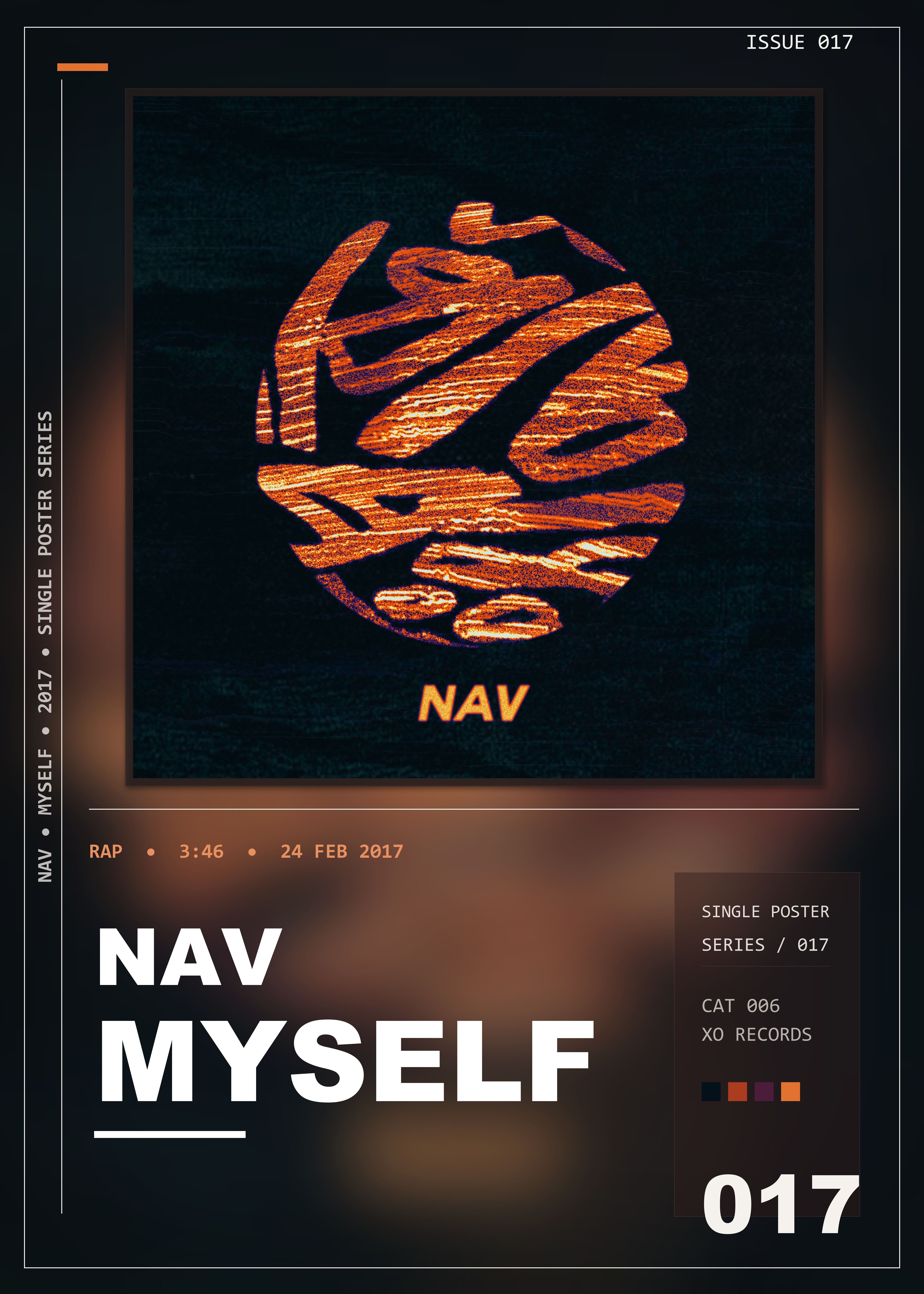 Music poster: NAV - Myself
