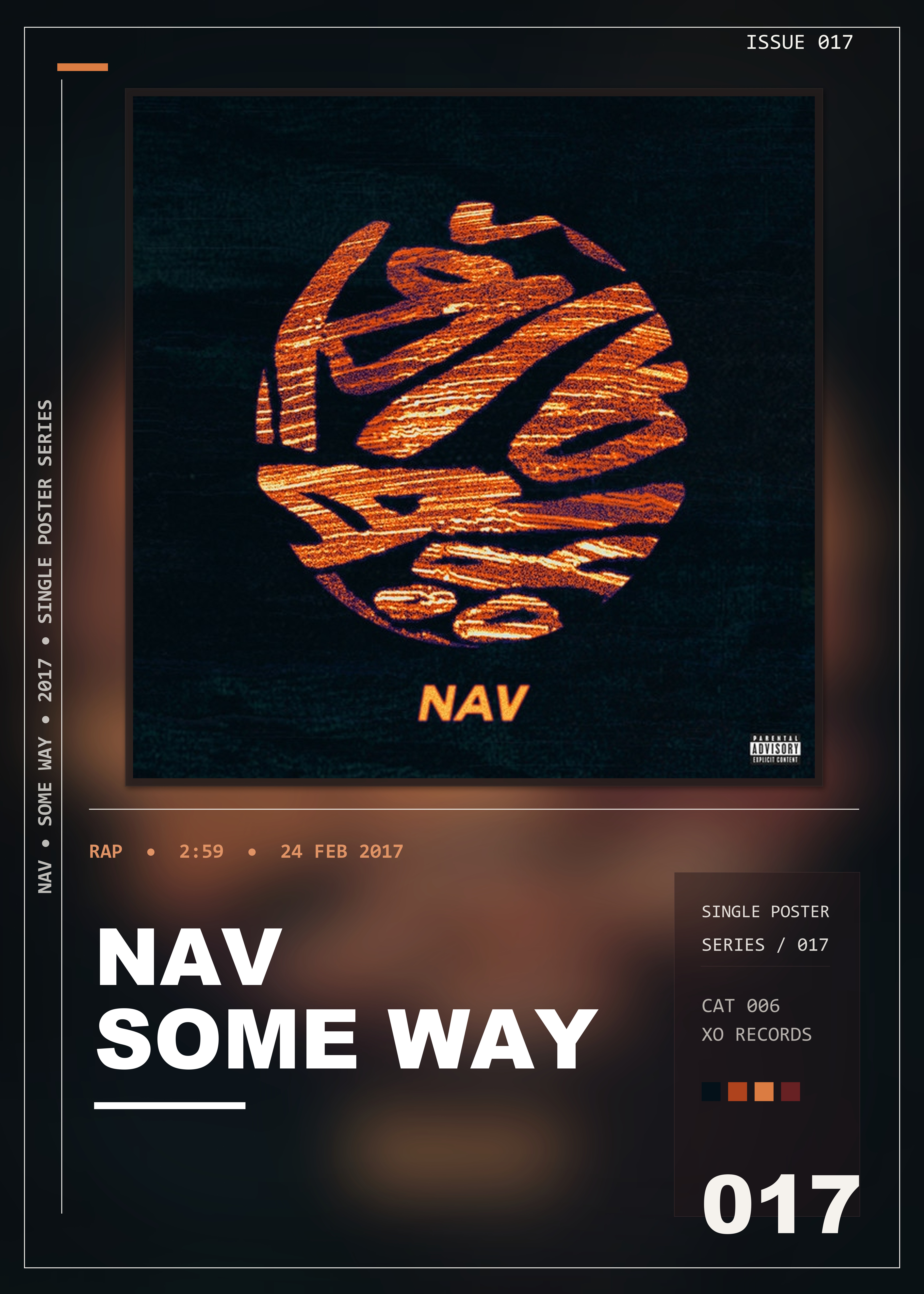 Music poster: NAV - Some Way