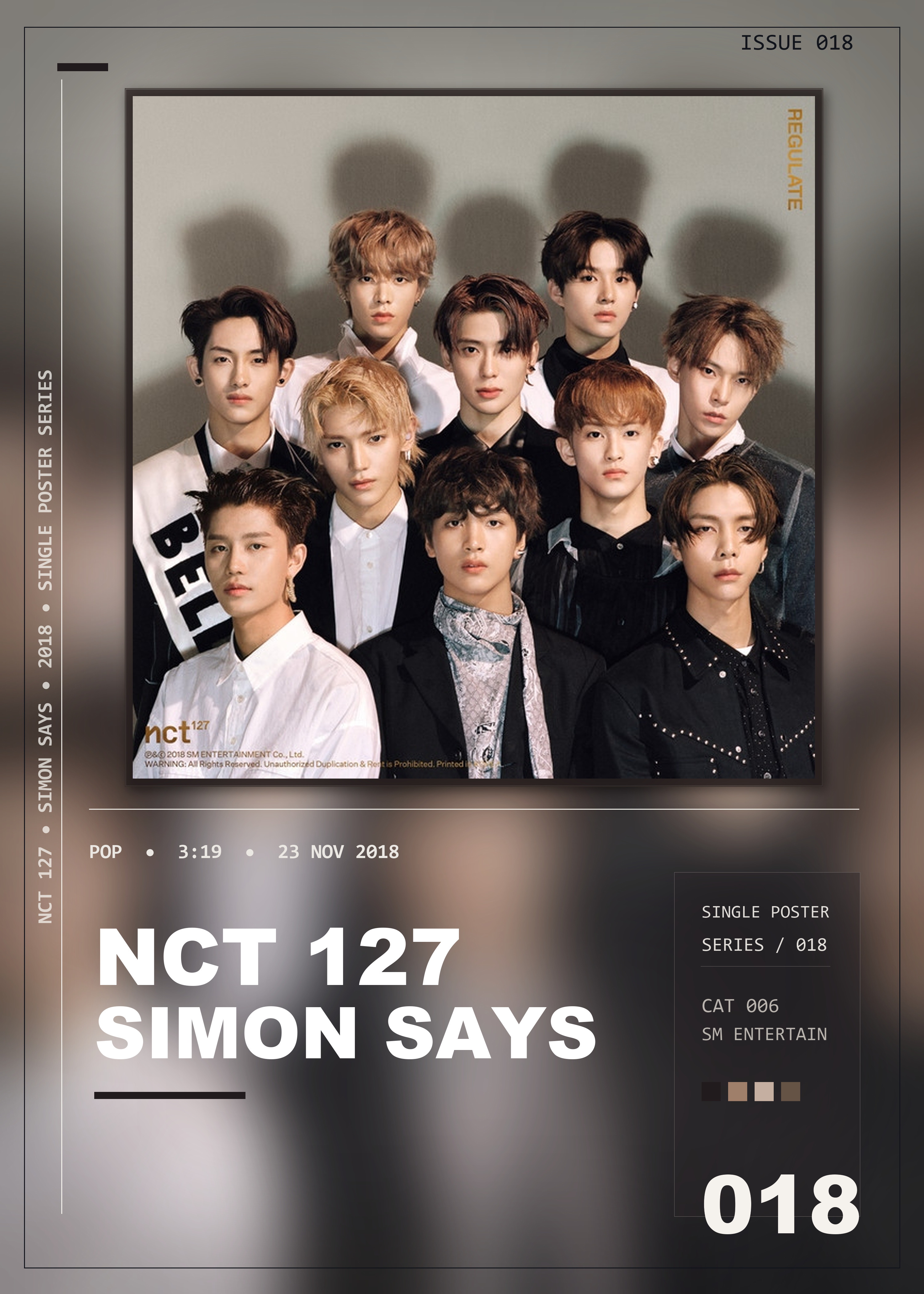Music poster: NCT 127 - Simon Says