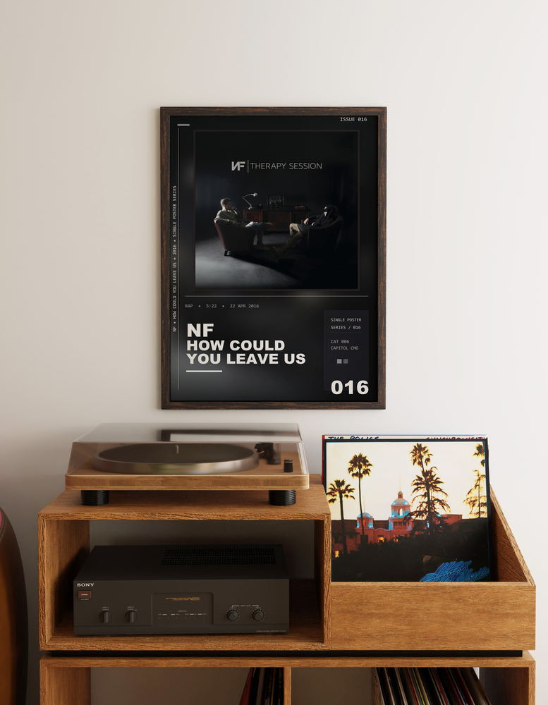 Music poster: NF - How Could You Leave Us