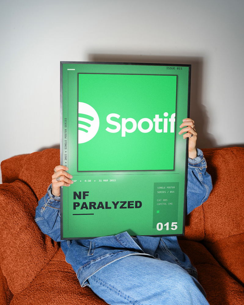 Music poster: NF - Paralyzed