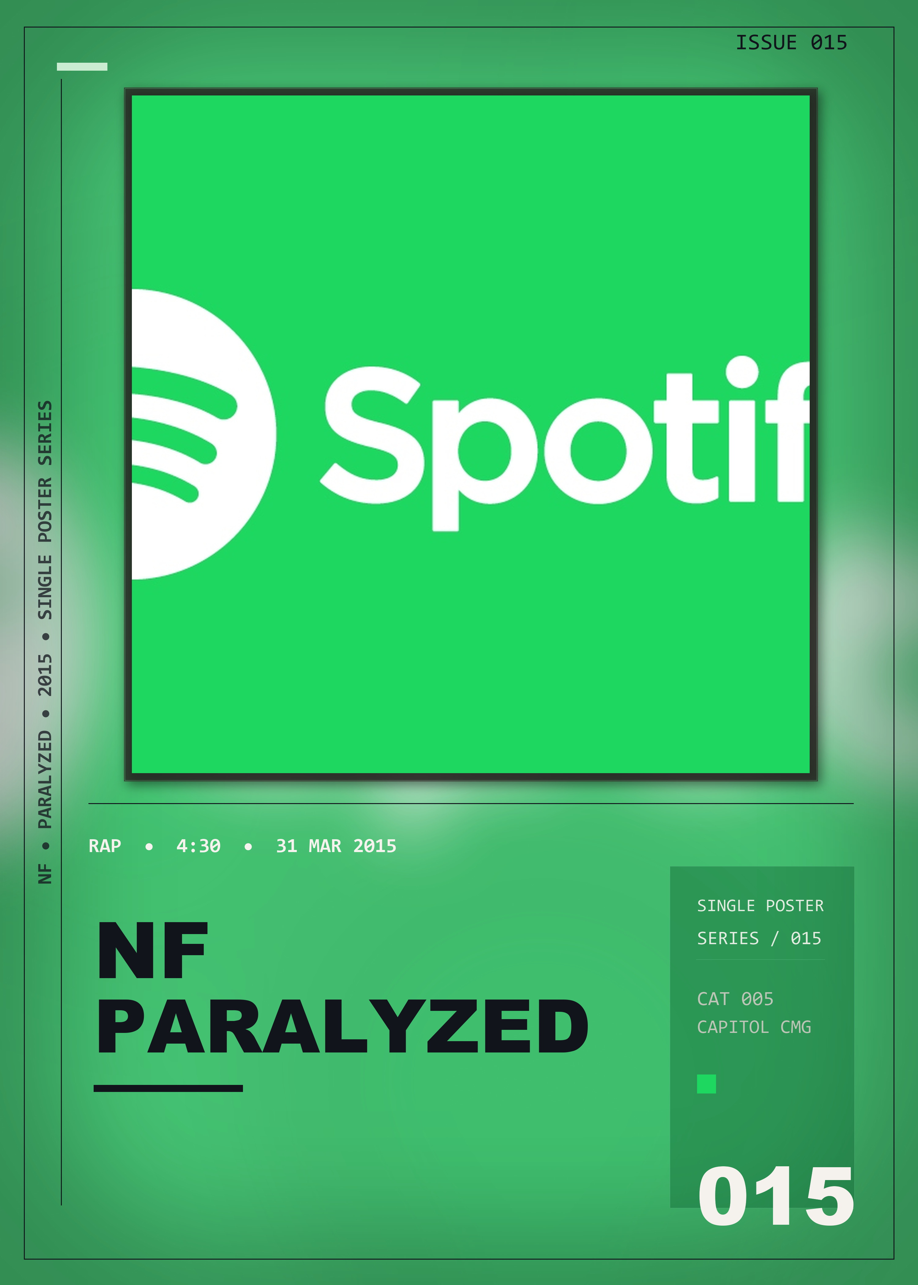 Music poster: NF - Paralyzed