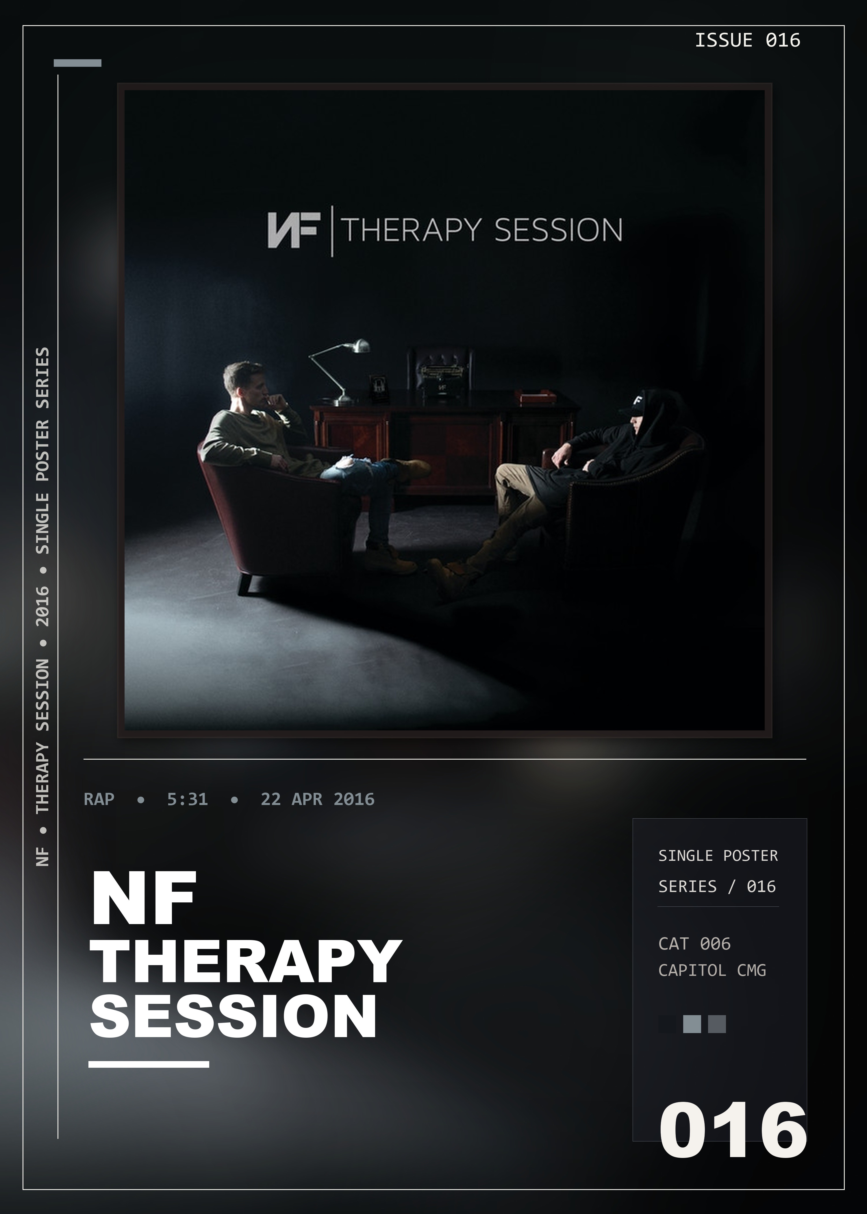Music poster: NF - Therapy Session