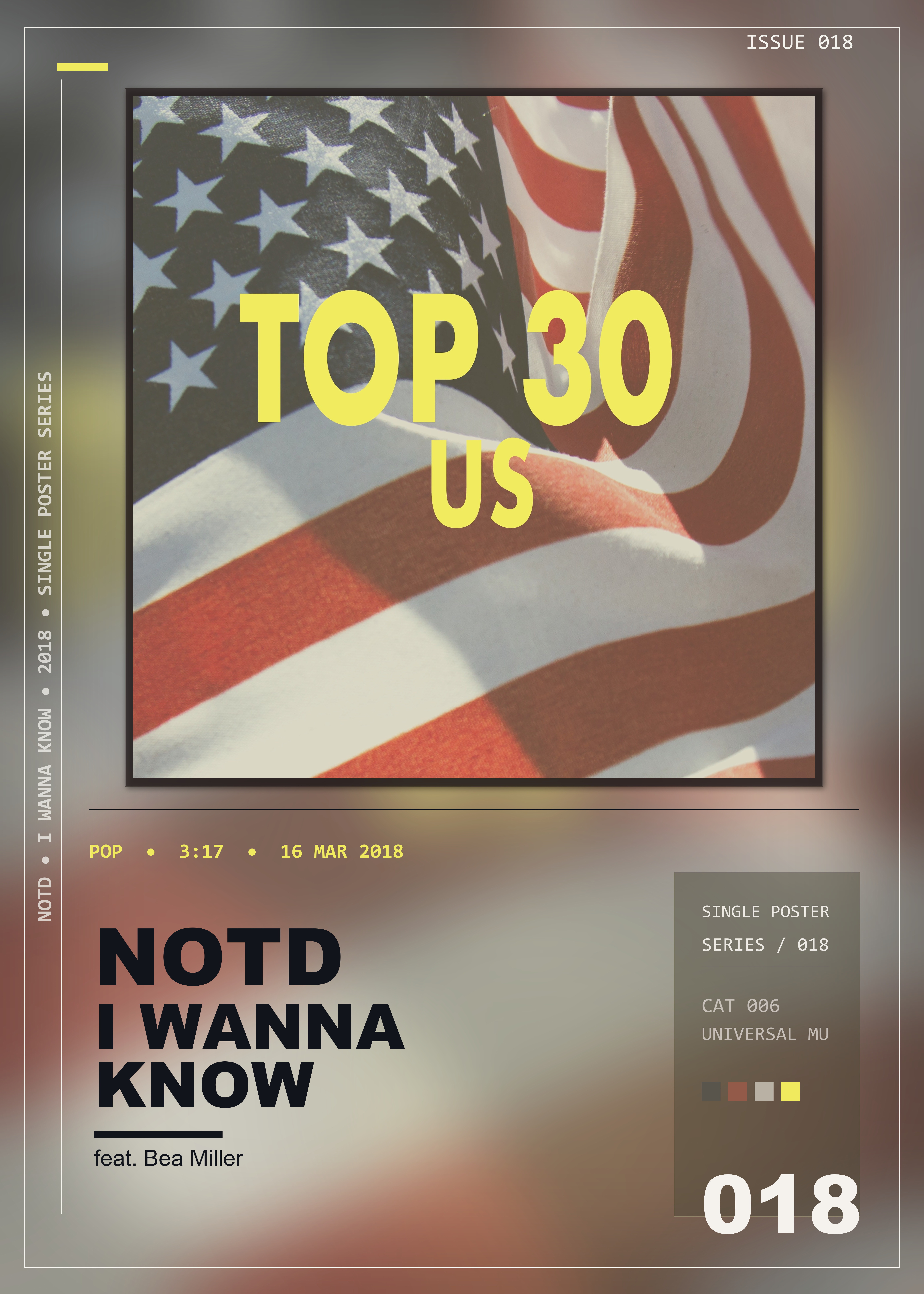 Music poster: NOTD - I Wanna Know feat Bea Miller