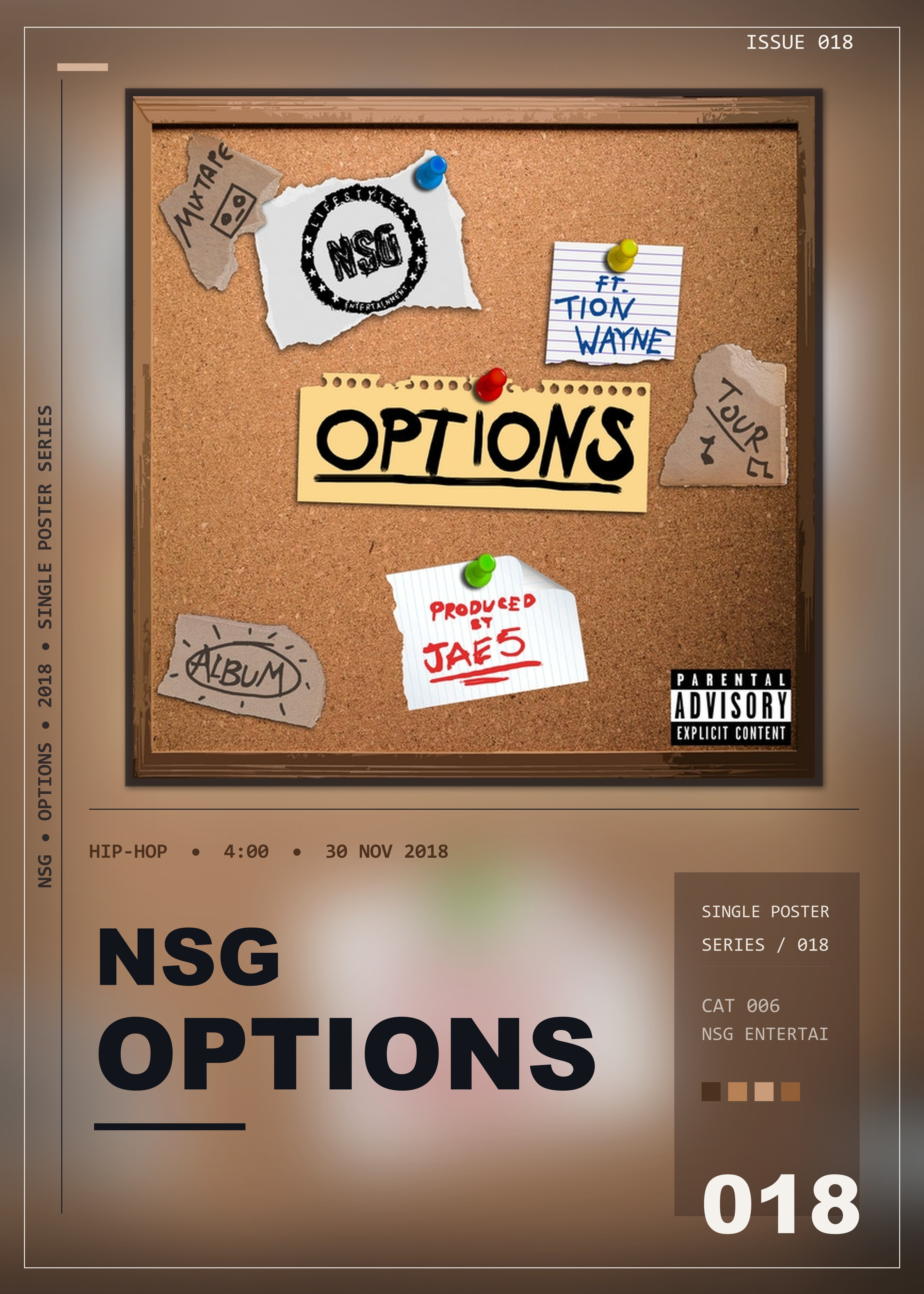 Music poster: NSG - Options