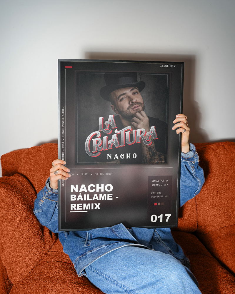 Music poster: Nacho - Báilame - Remix