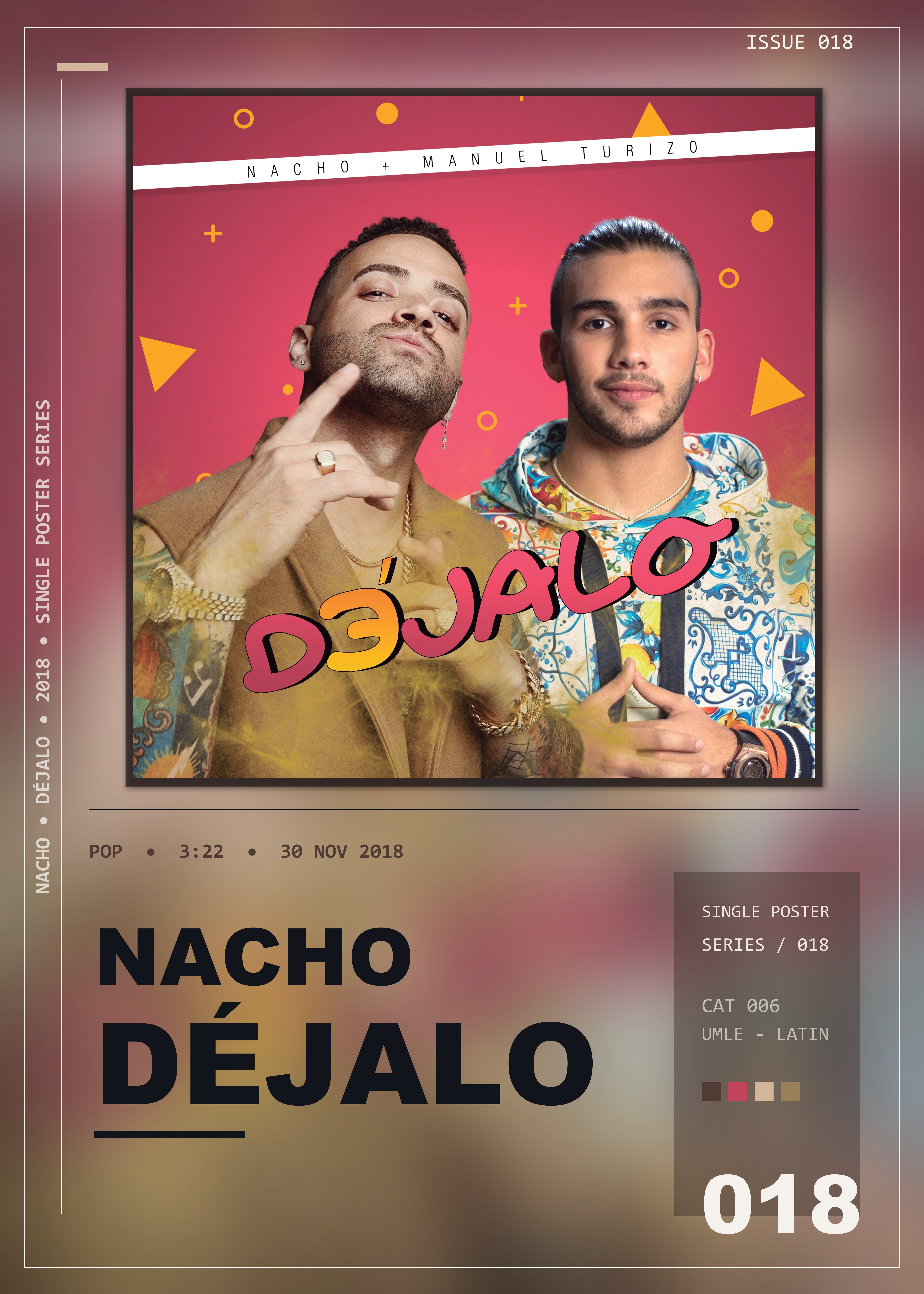 Music poster: Nacho - Déjalo