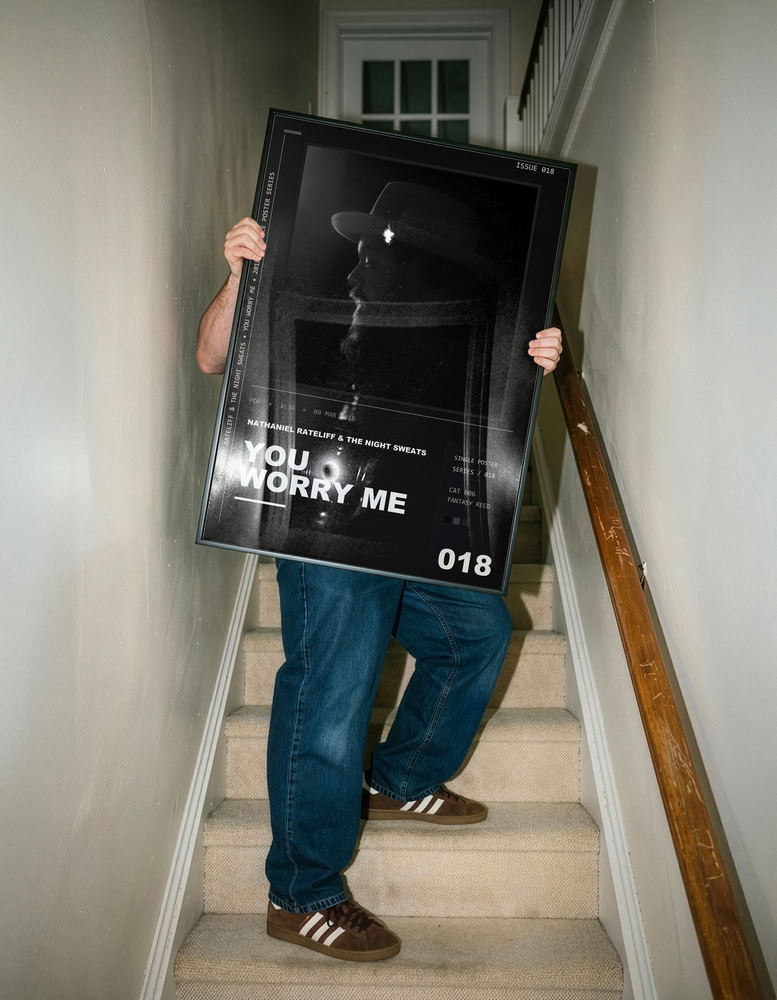 Music poster: Nathaniel Rateliff The Night Sweats - You Worry Me