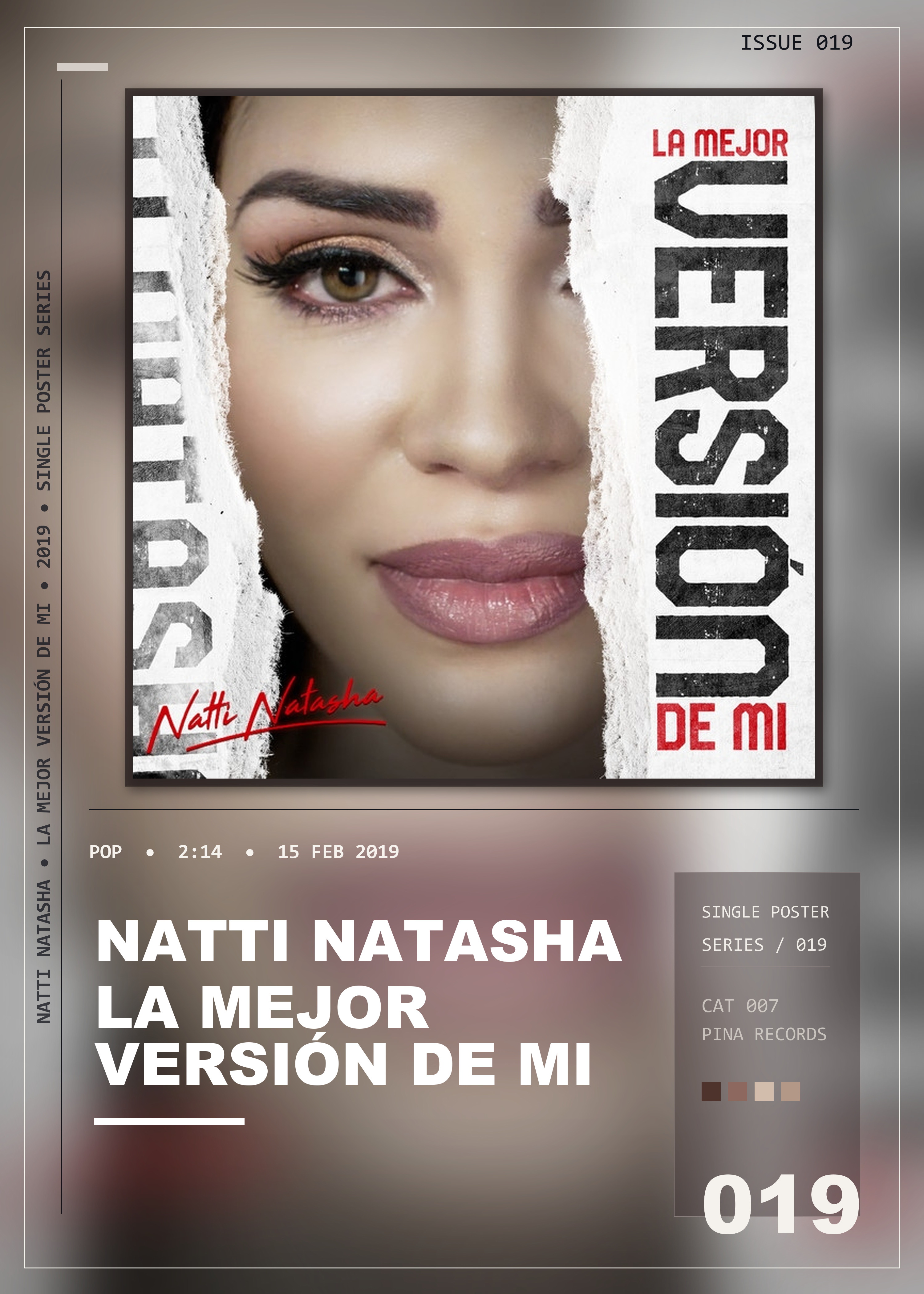 Music poster: Natti Natasha - La Mejor Versión de Mi