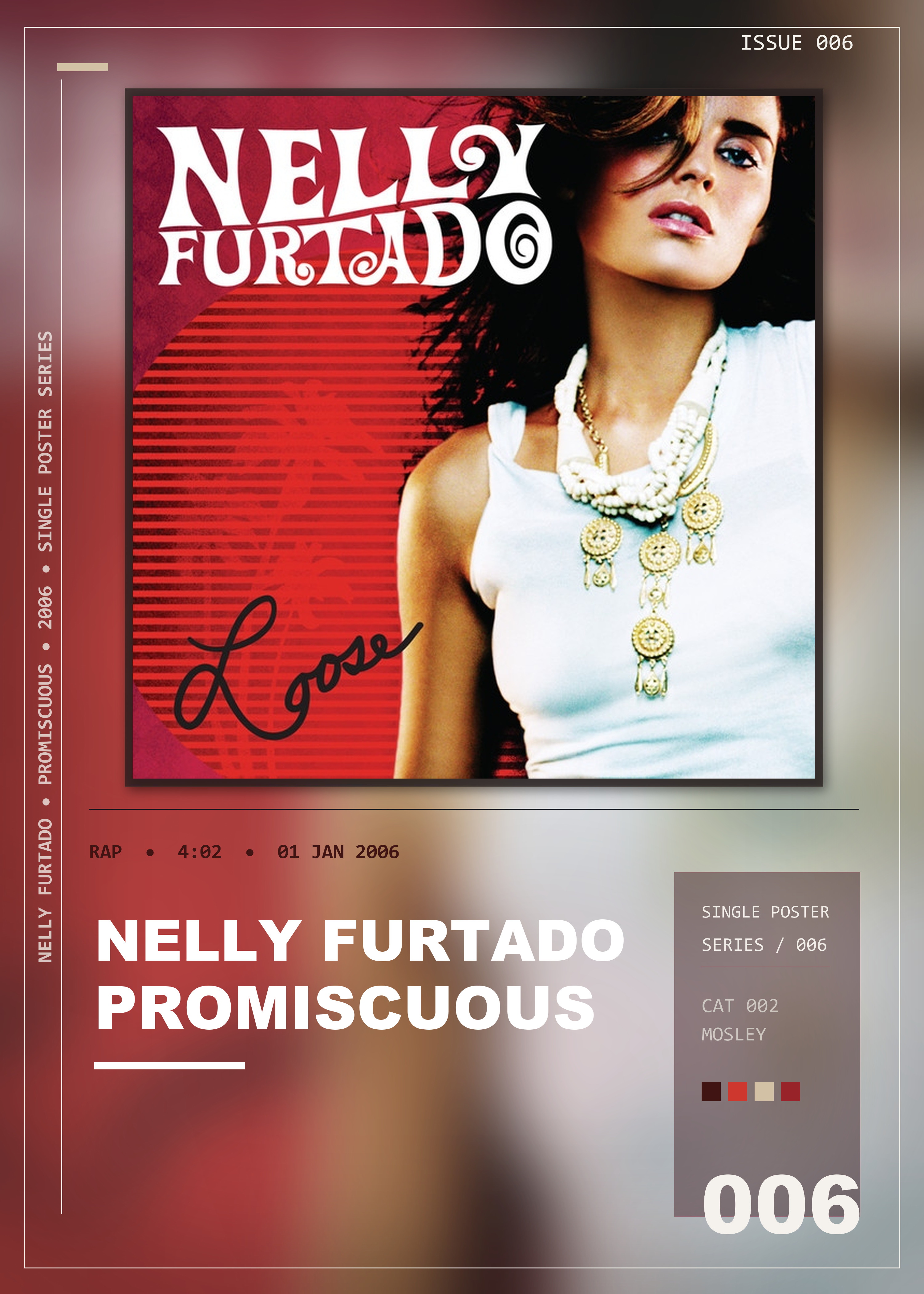 Music poster: Nelly Furtado - Promiscuous