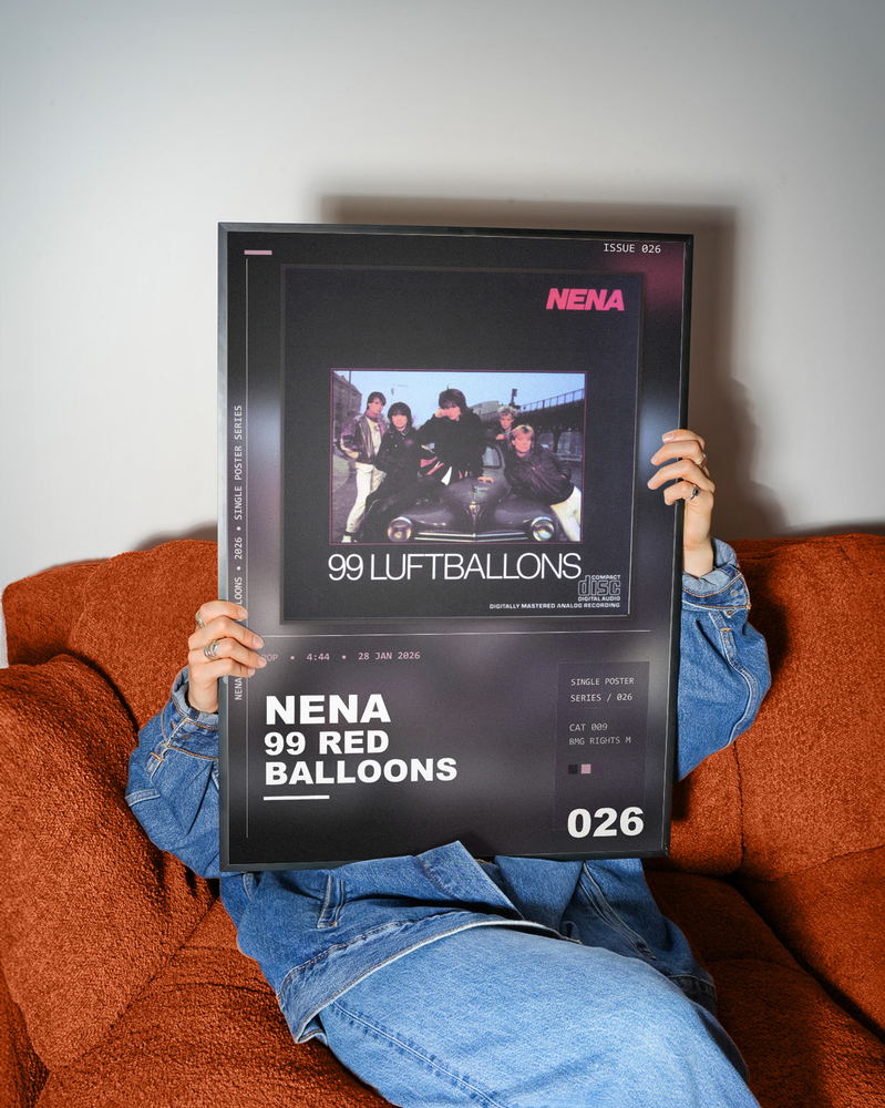 Music poster: Nena - 99 Red Balloons