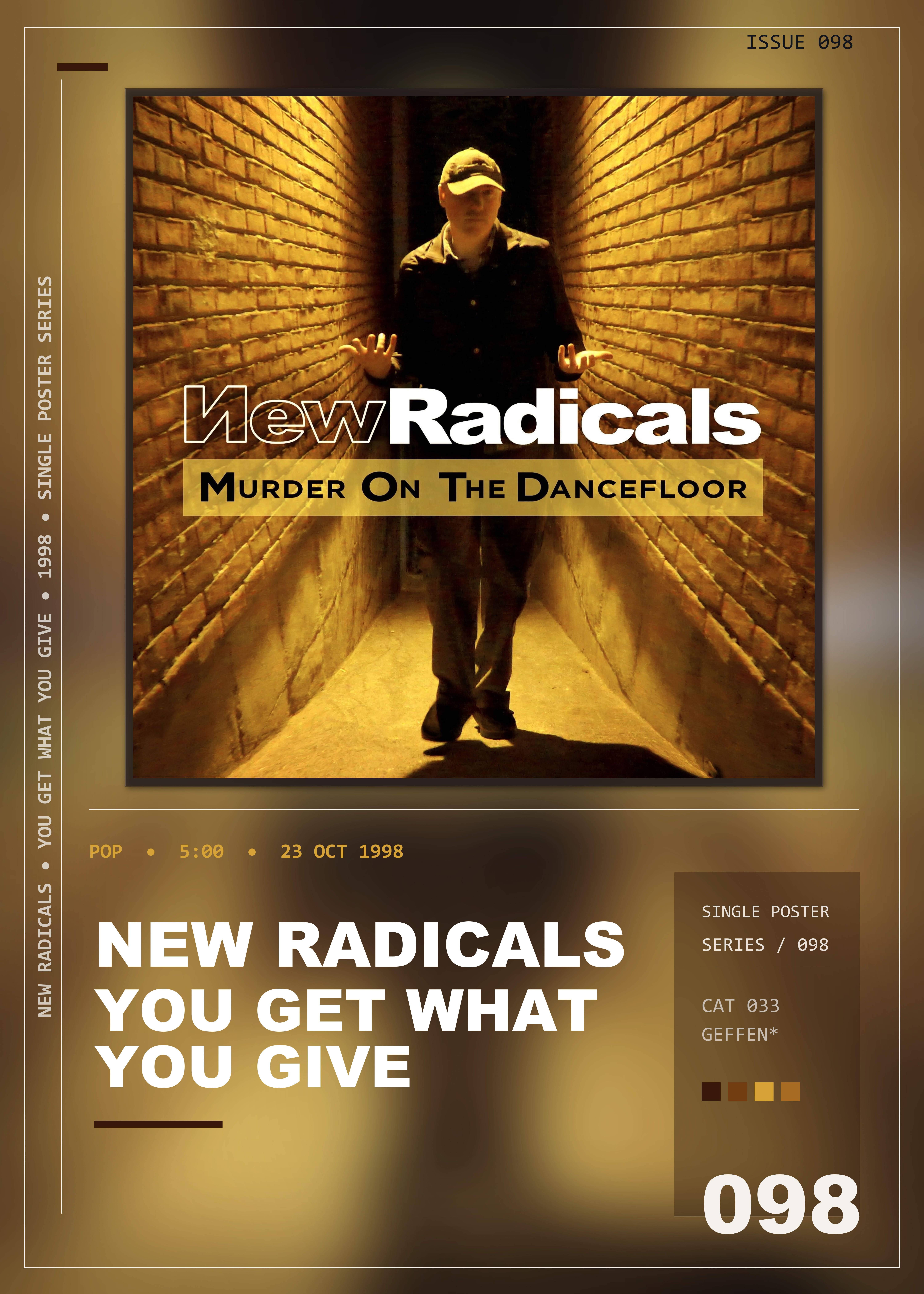 Music poster: New Radicals - You Get What You Give