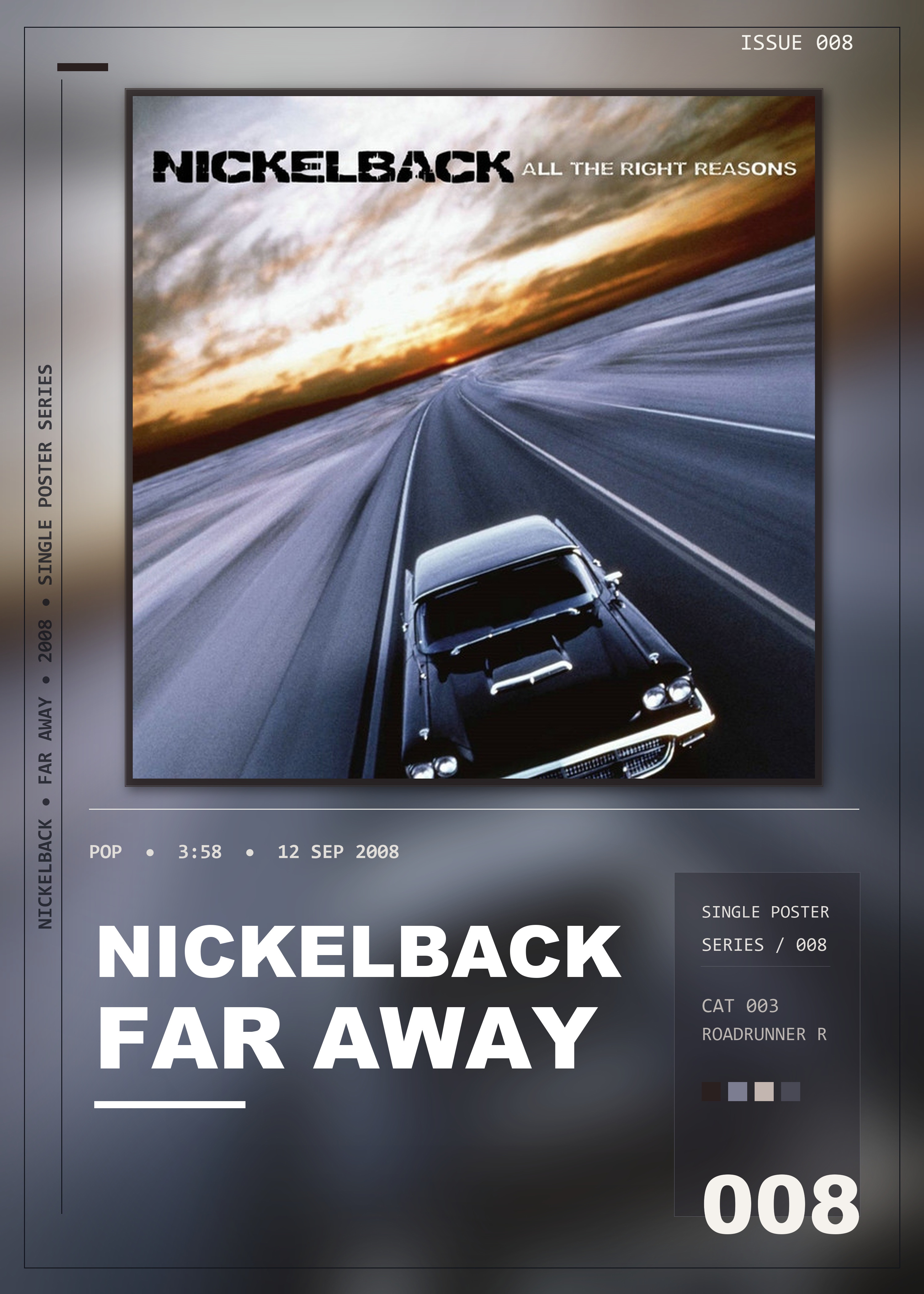Music poster: Nickelback - Far Away