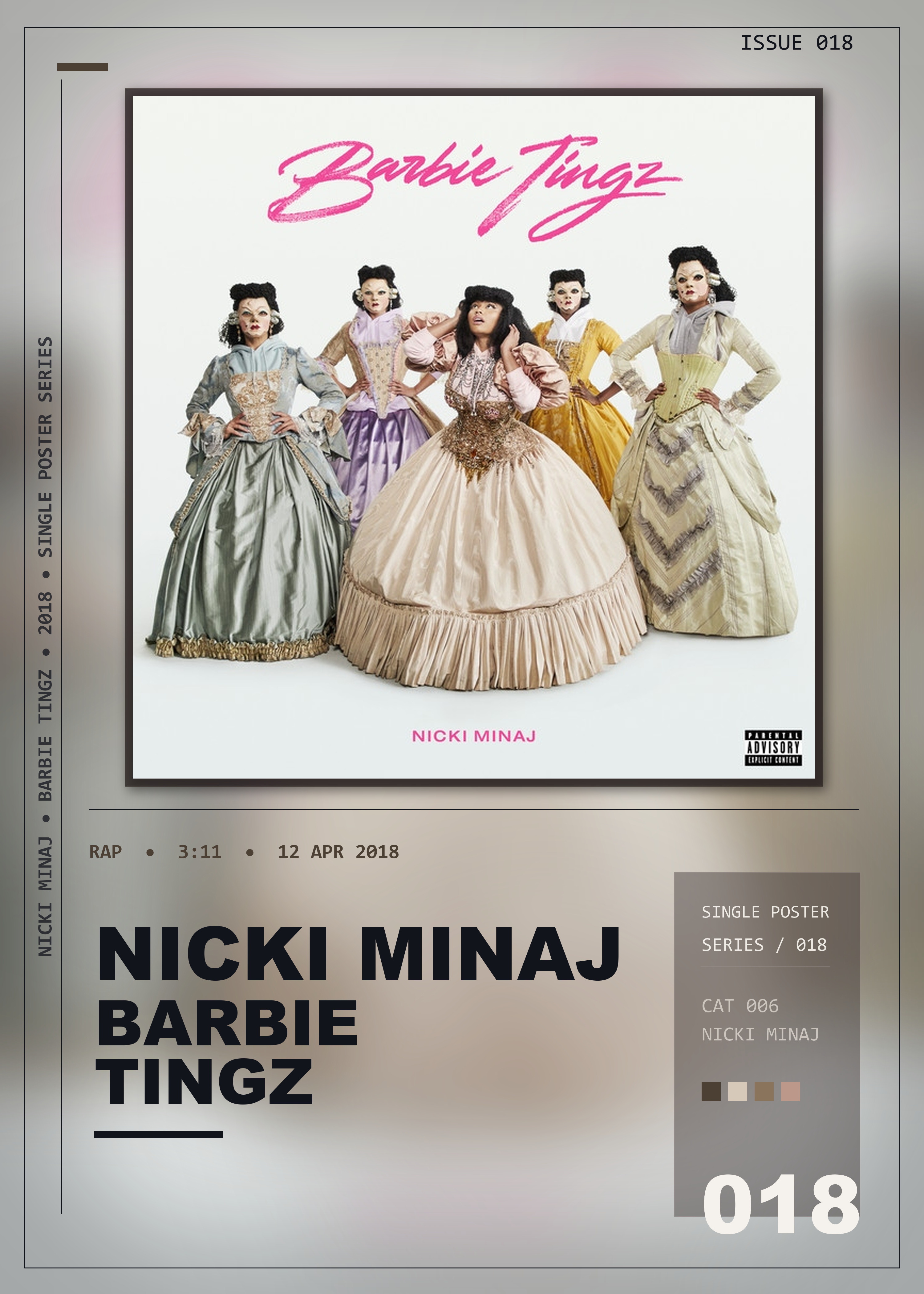 Music poster: Nicki Minaj - Barbie Tingz