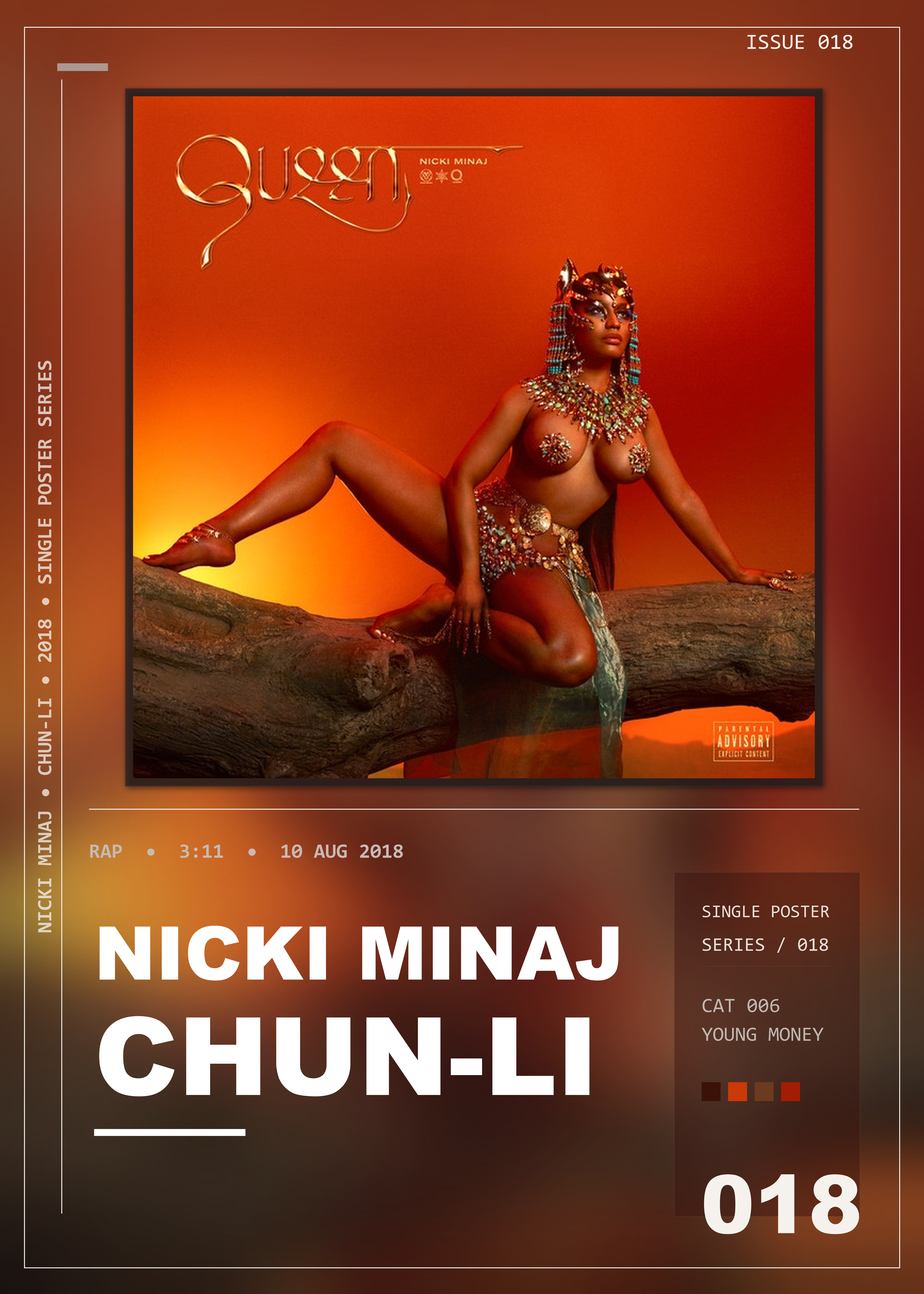 Music poster: Nicki Minaj - Chun-Li