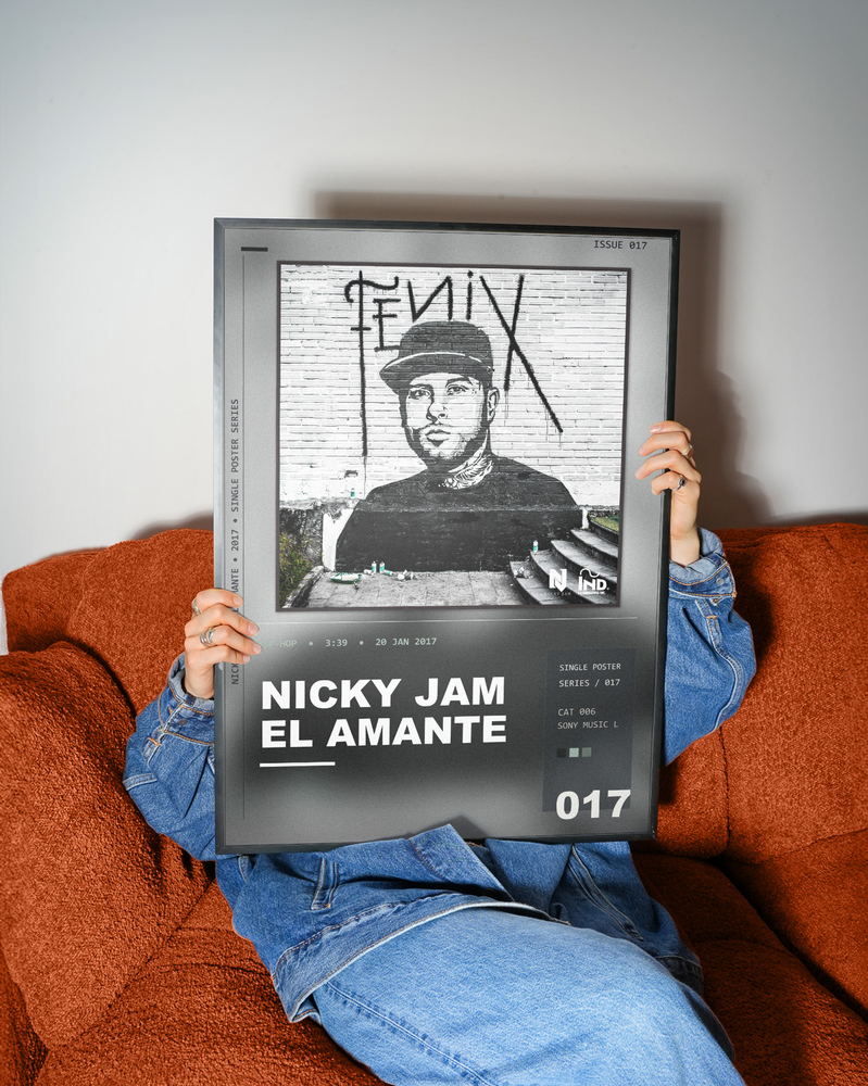 Music poster: Nicky Jam - El Amante