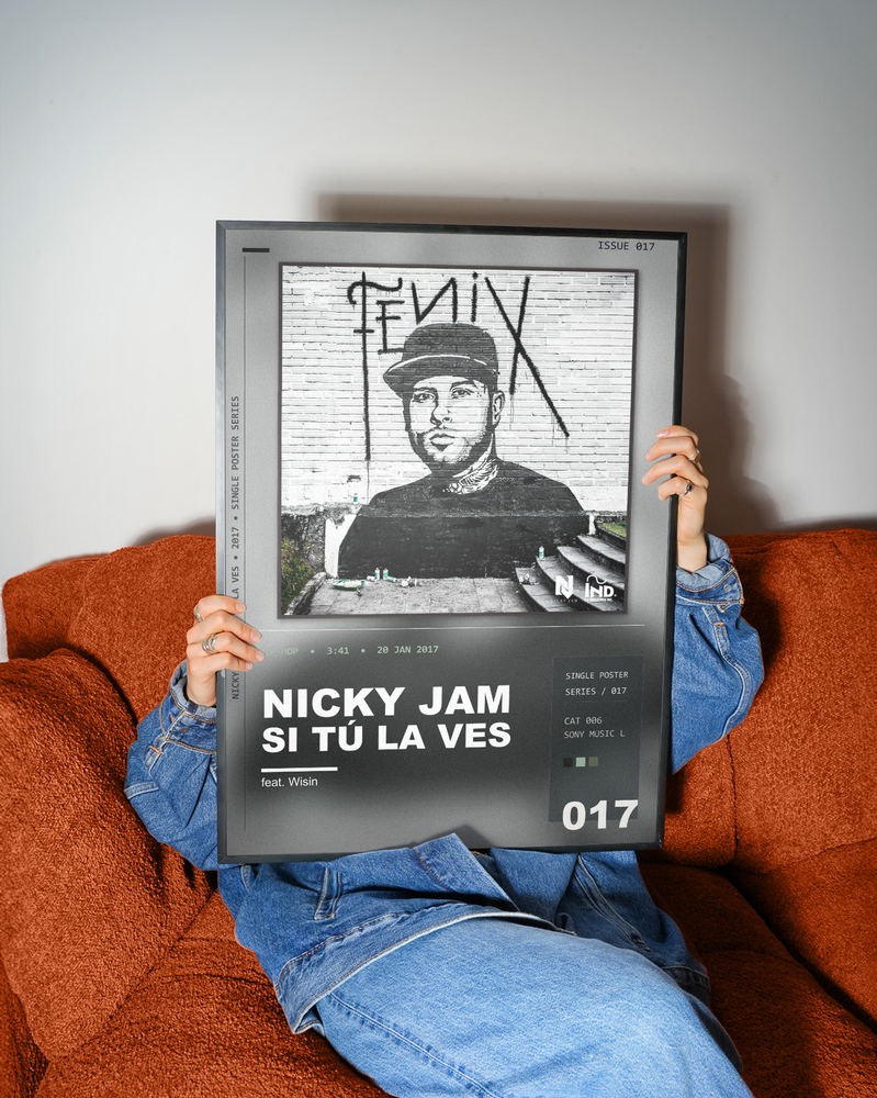 Music poster: Nicky Jam - Si Tú La Ves feat Wisin