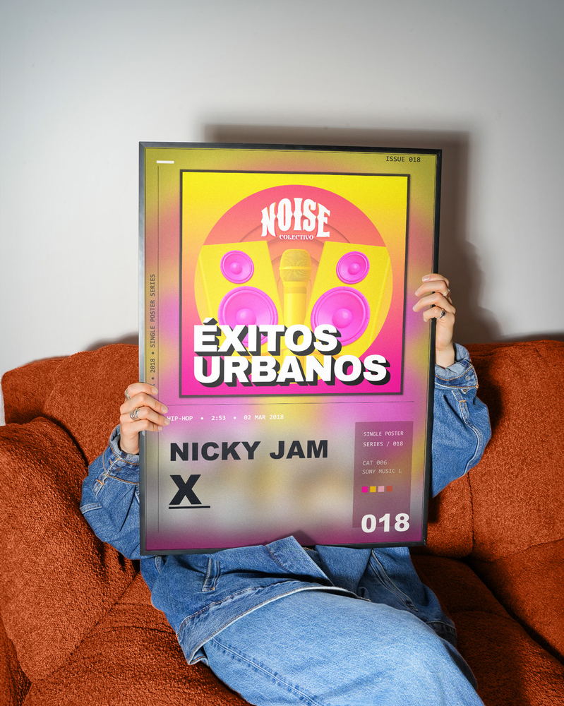 Music poster: Nicky Jam - X