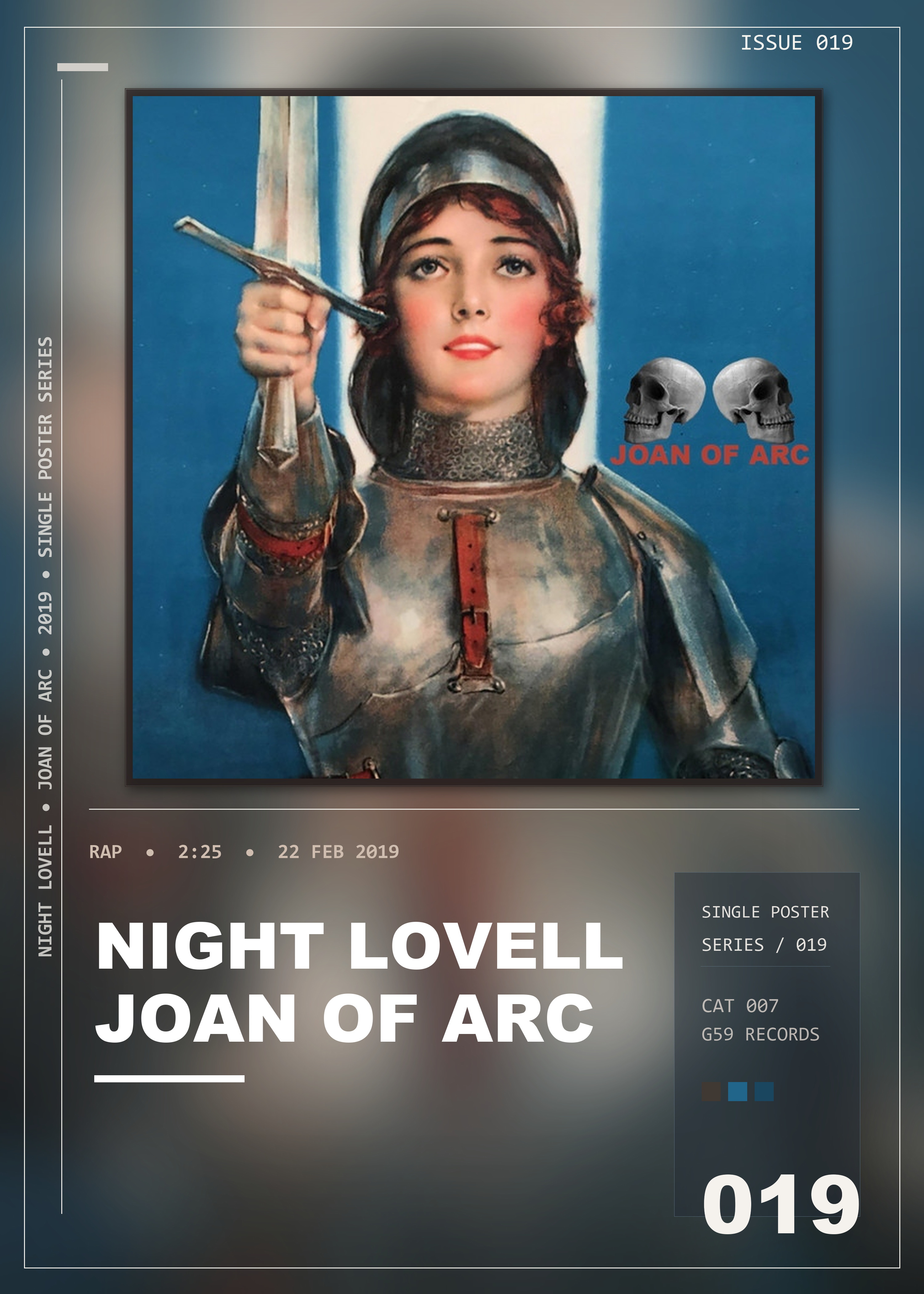 Music poster: Night Lovell - Joan of Arc