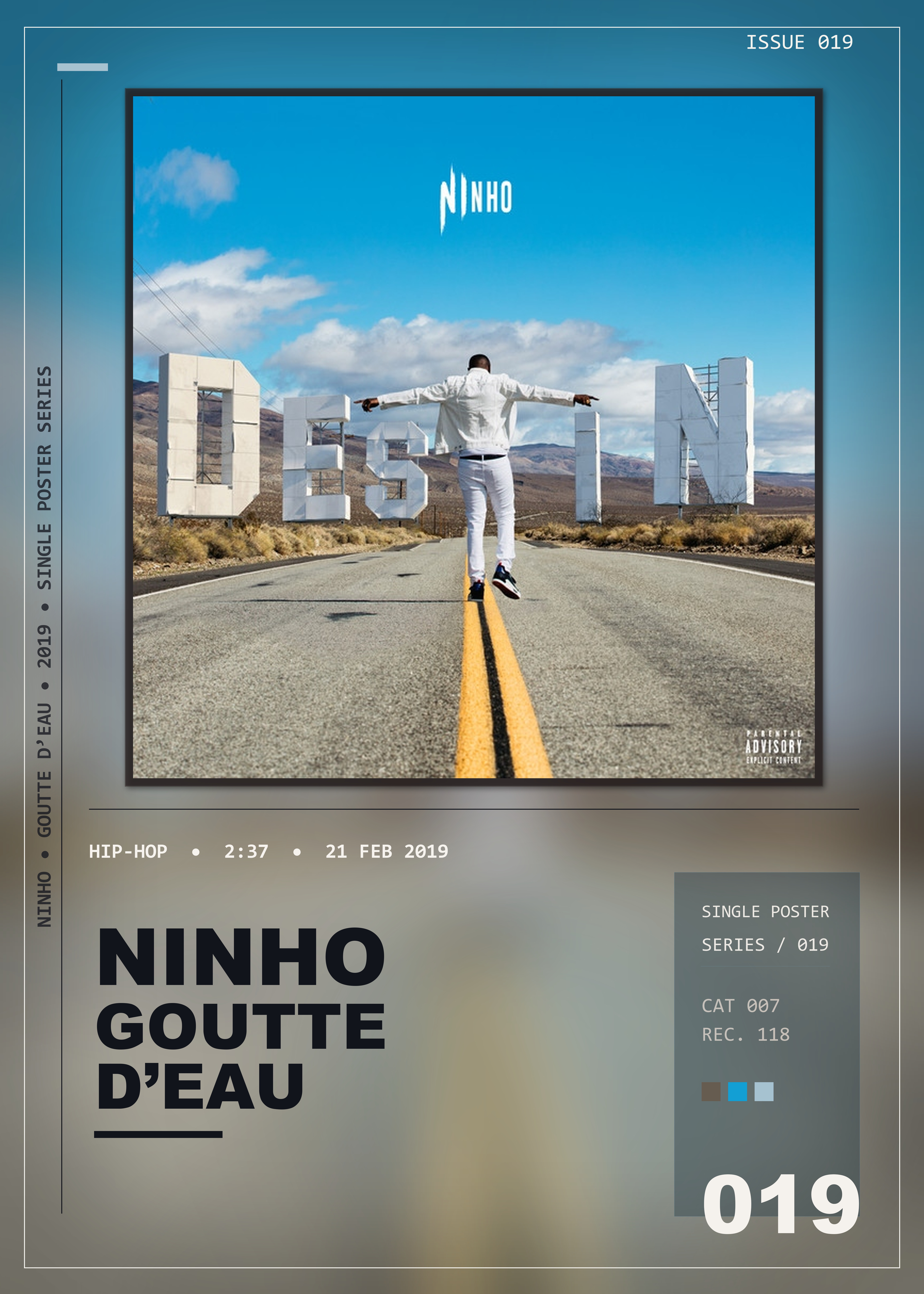 Music poster: Ninho - Goutte deau
