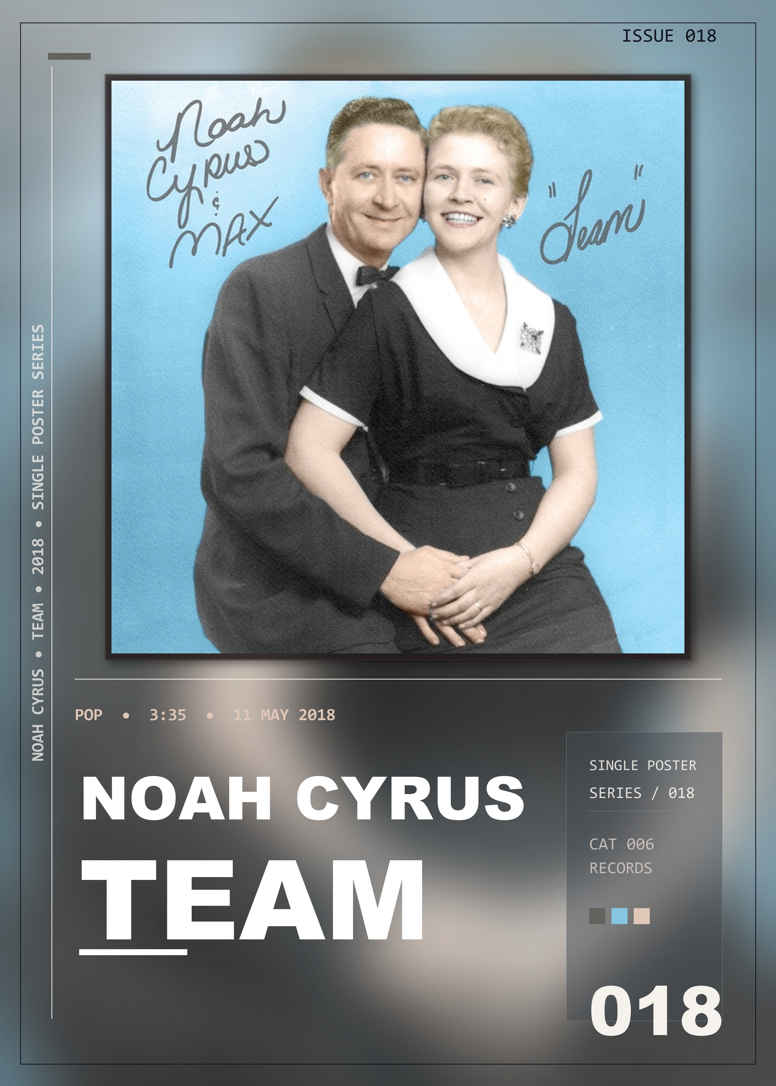 Music poster: Noah Cyrus - Team