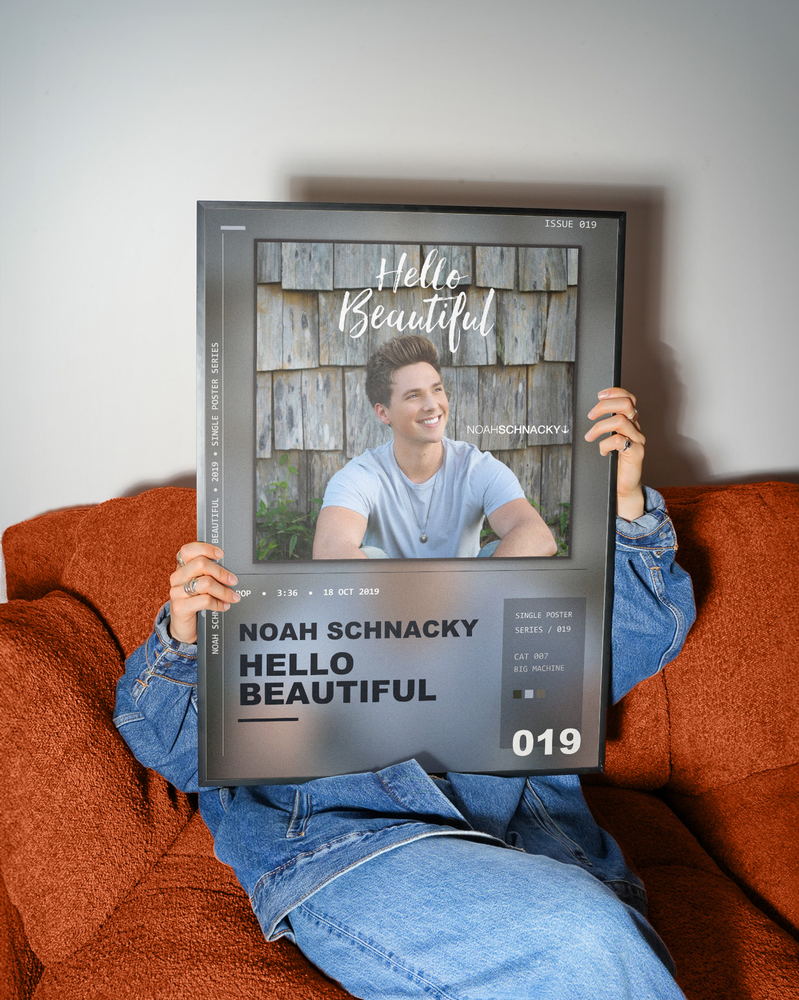 Music poster: Noah Schnacky - Hello Beautiful