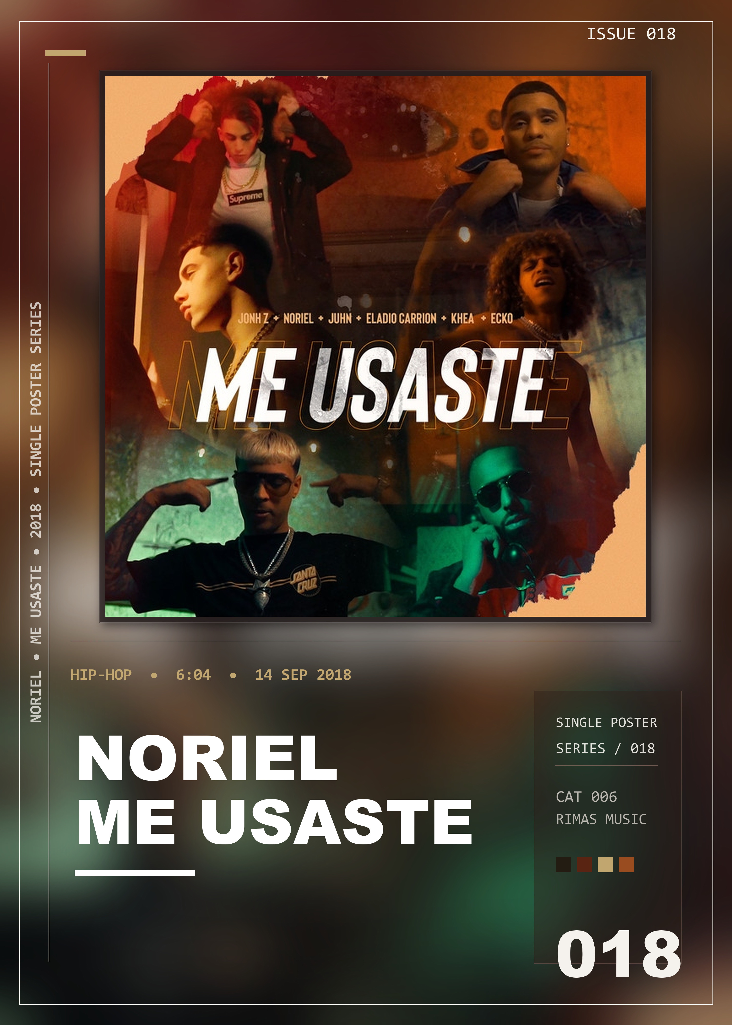 Music poster: Noriel - Me Usaste