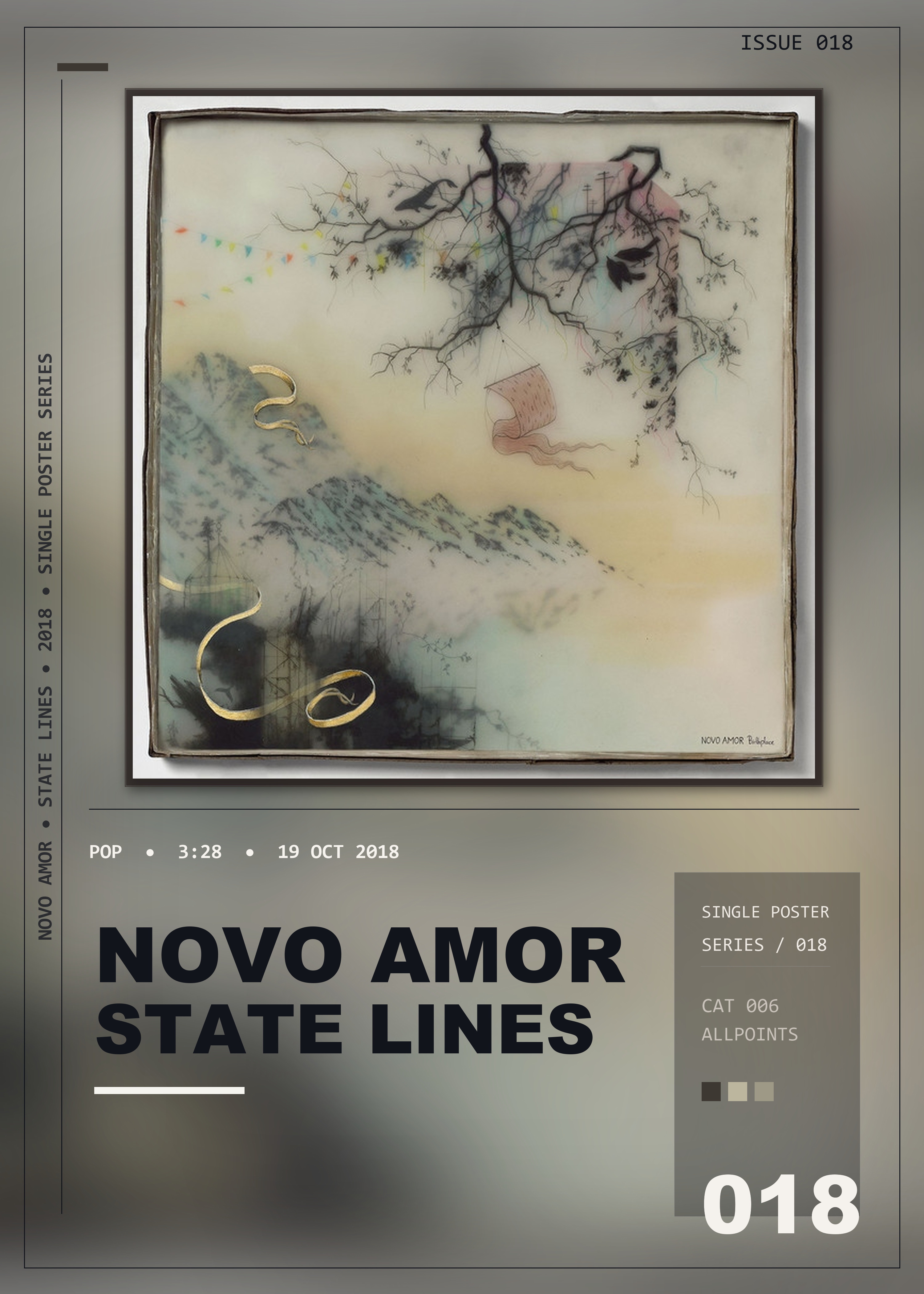Music poster: Novo Amor - State Lines