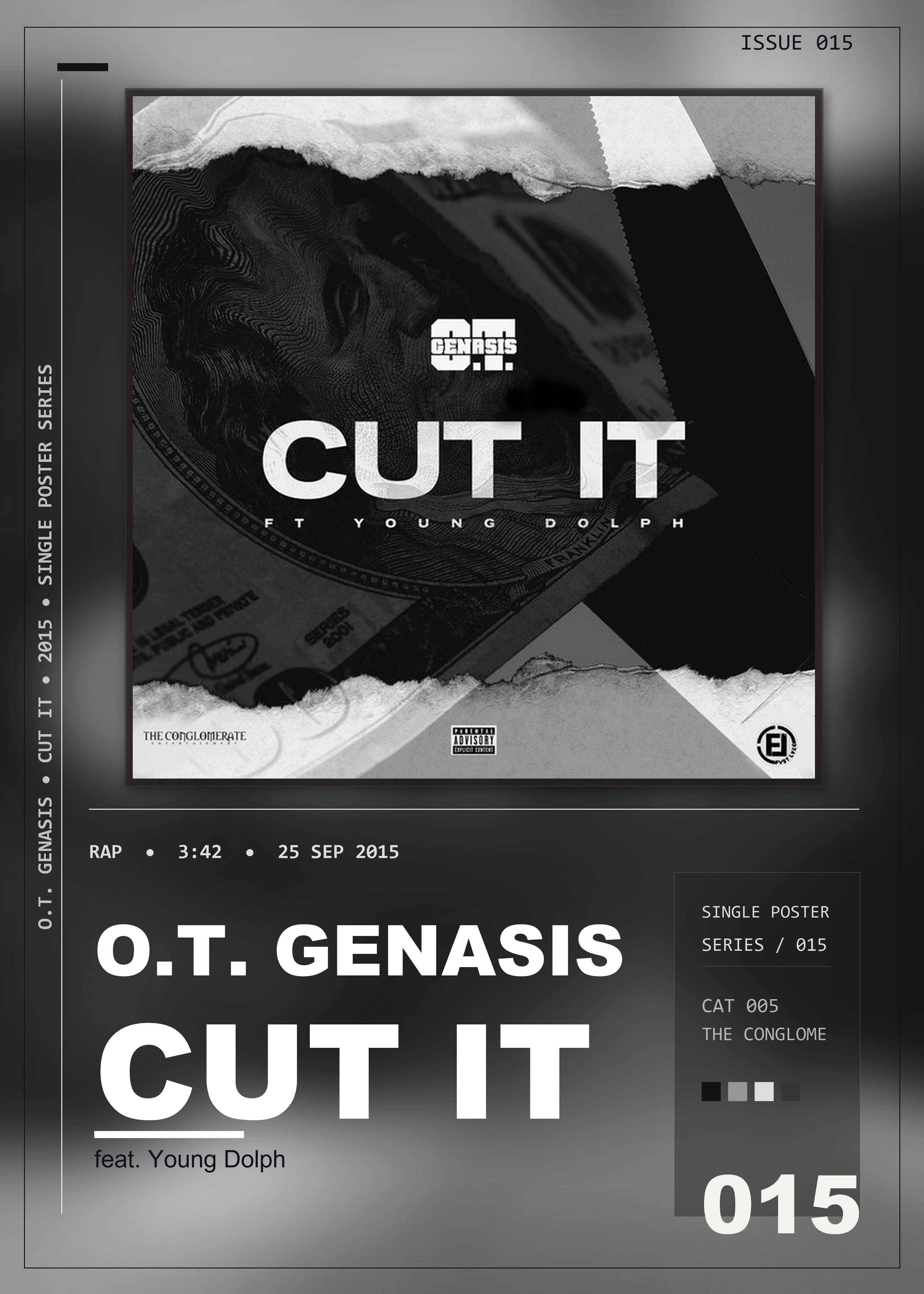 Music poster: OT Genasis - Cut It feat Young Dolph