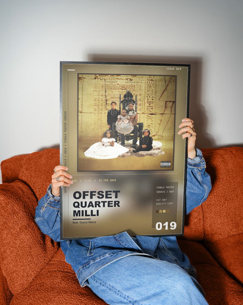 Music poster: Offset - Quarter Milli feat Gucci Mane