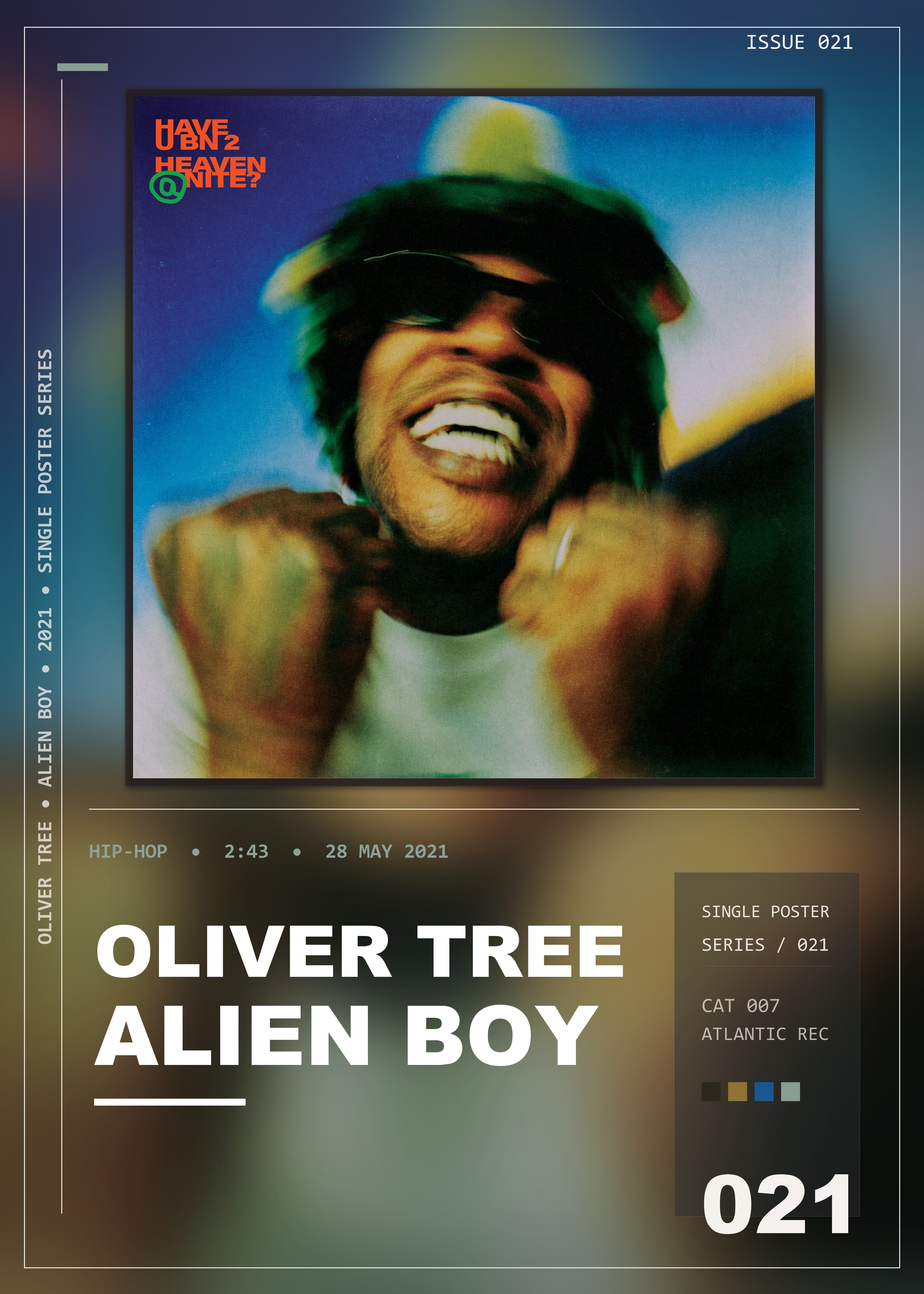 Music poster: Oliver Tree - Alien Boy