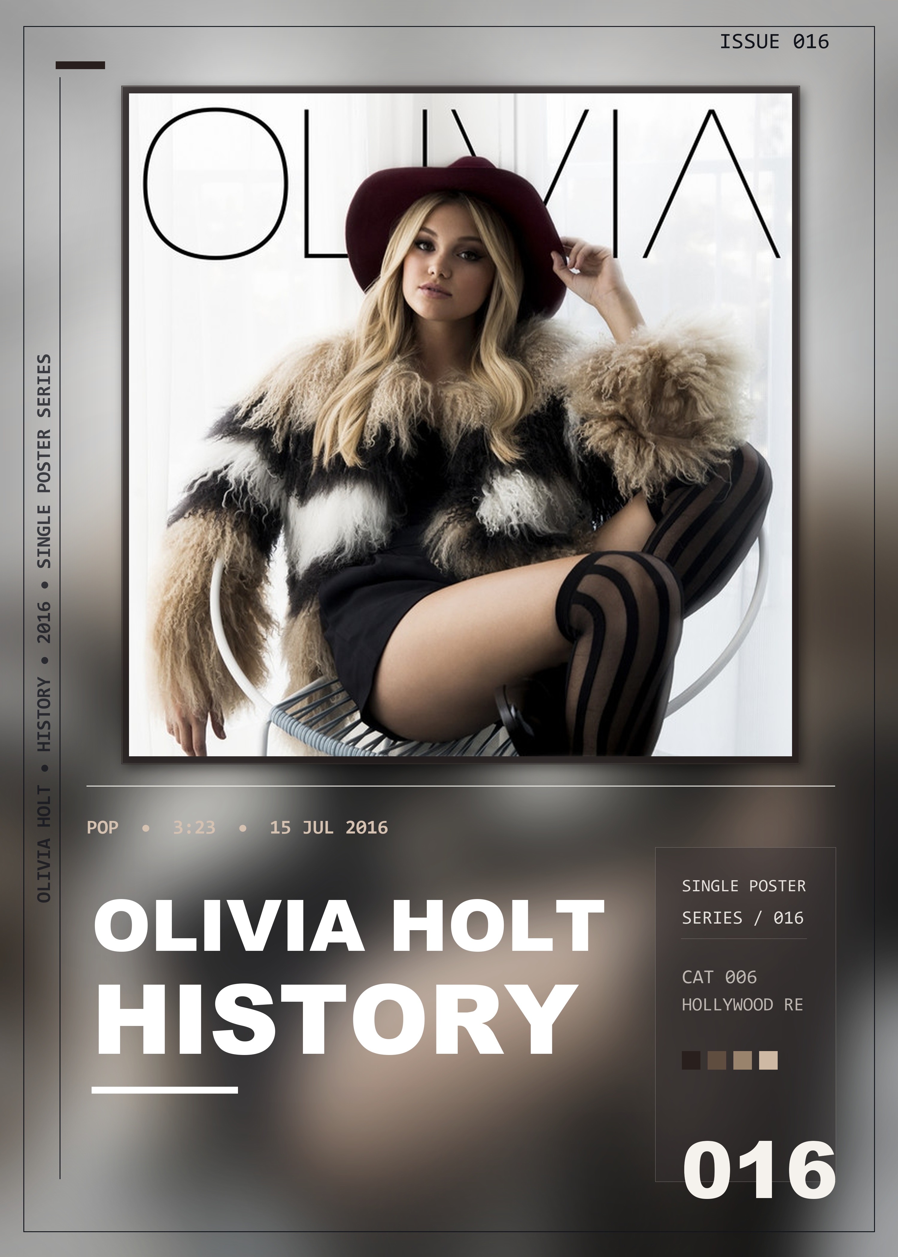 Music poster: Olivia Holt - History