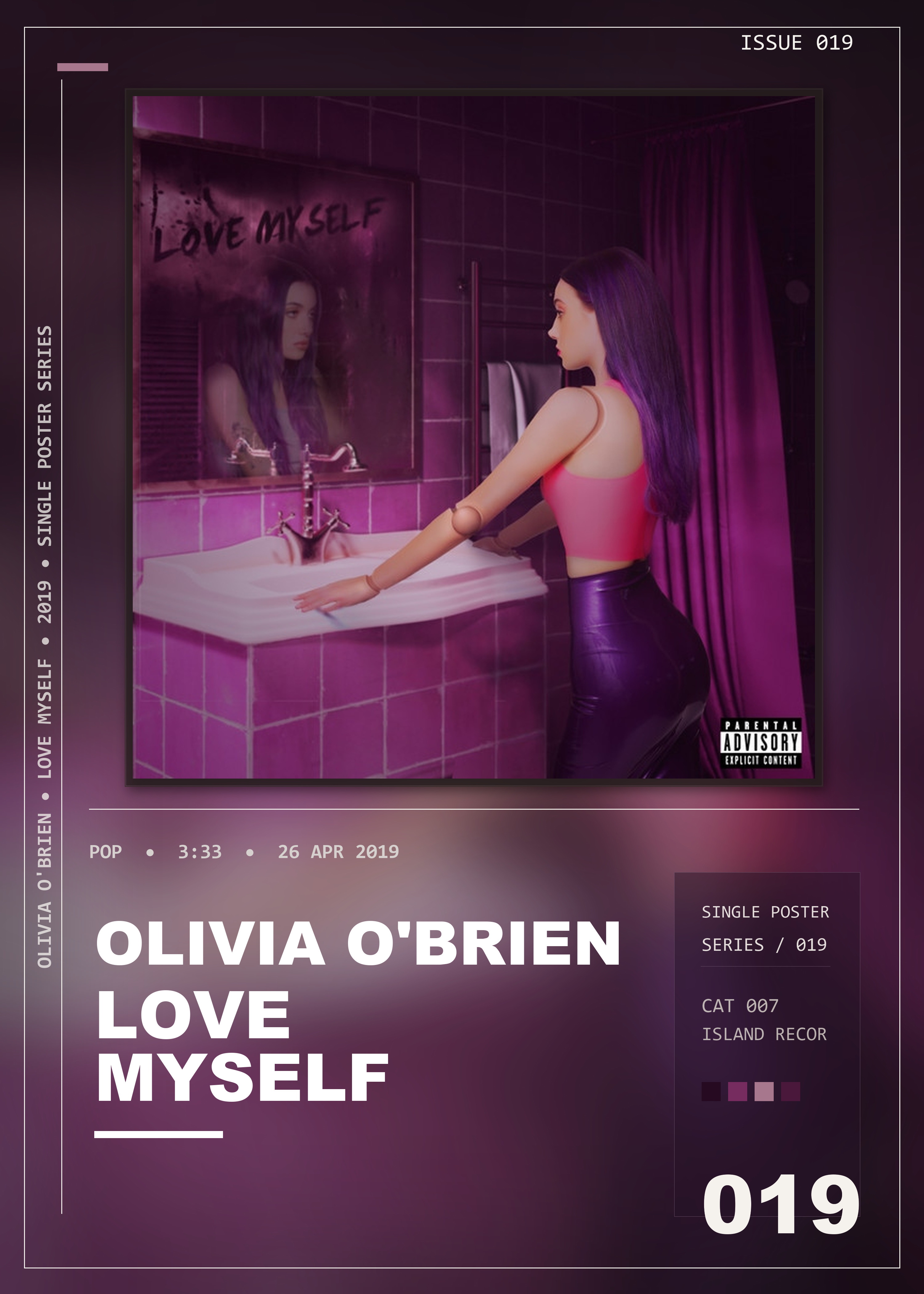 Music poster: Olivia OBrien - Love Myself