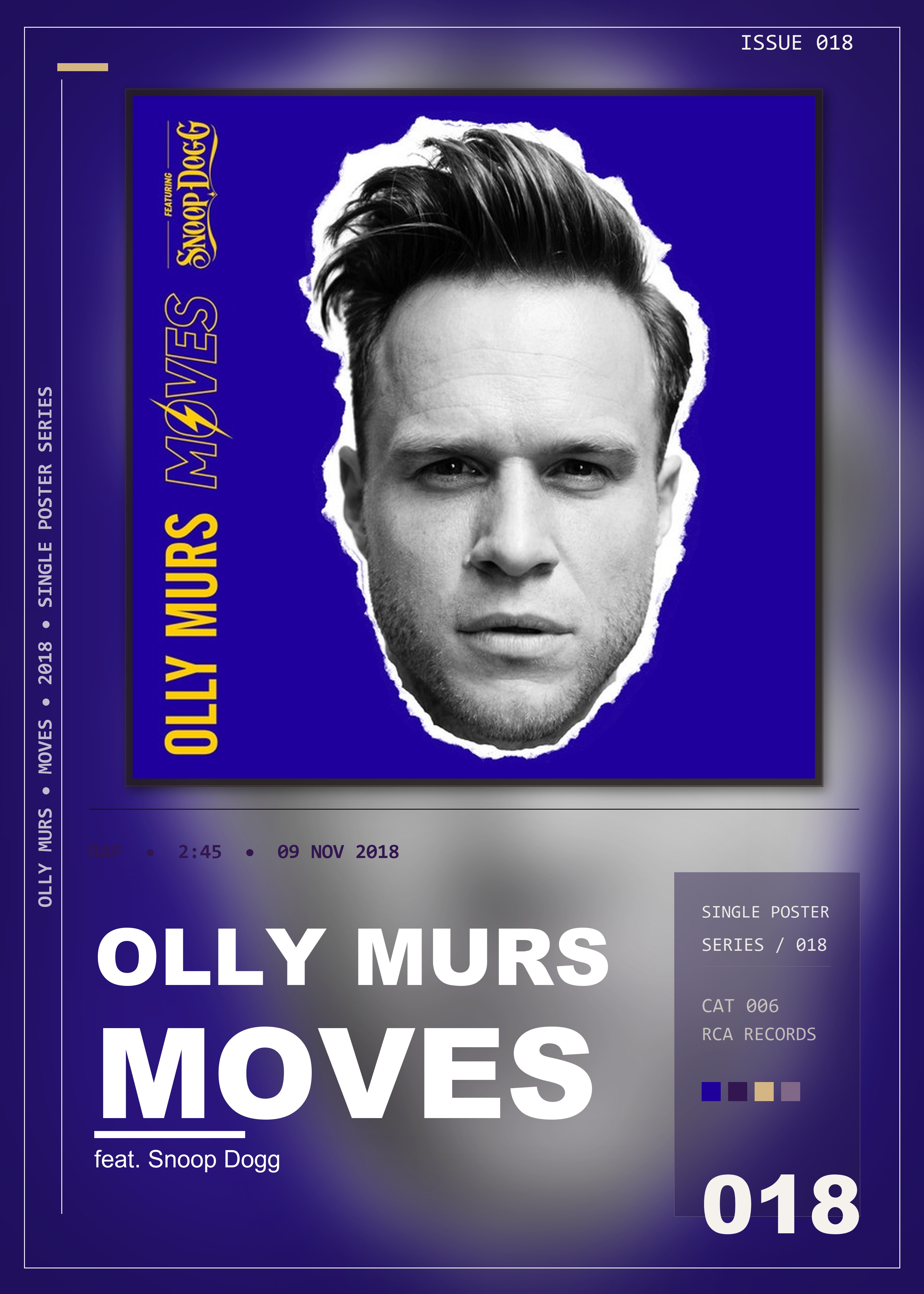 Music poster: Olly Murs - Moves feat Snoop Dogg