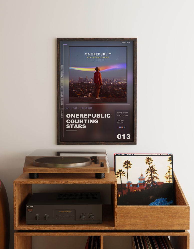 Music poster: OneRepublic - Counting Stars
